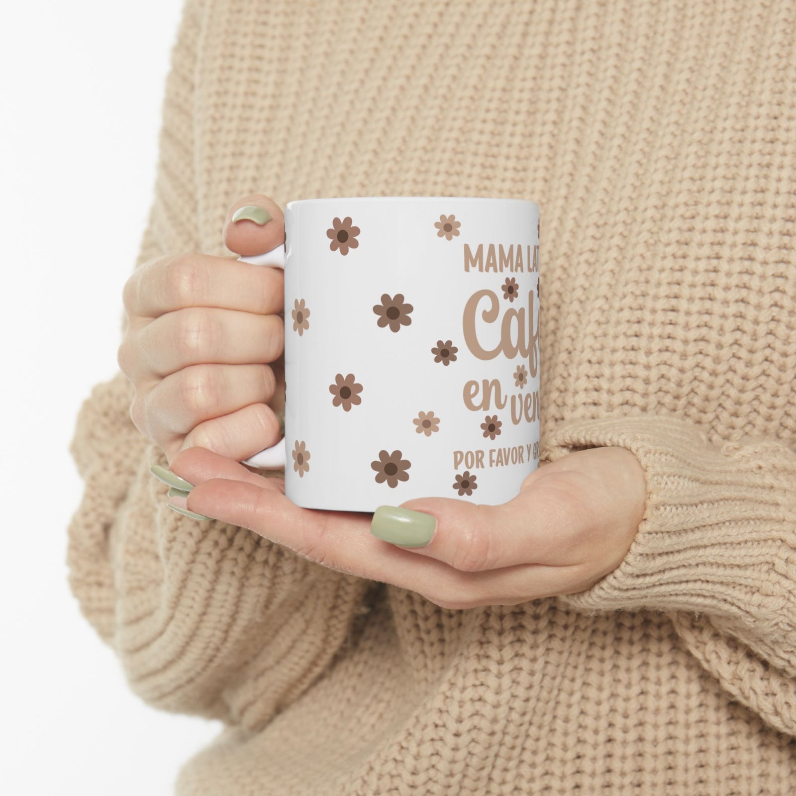 Mama Latte Cute Ceramic Mug Coffee Cup (11oz & 15oz)