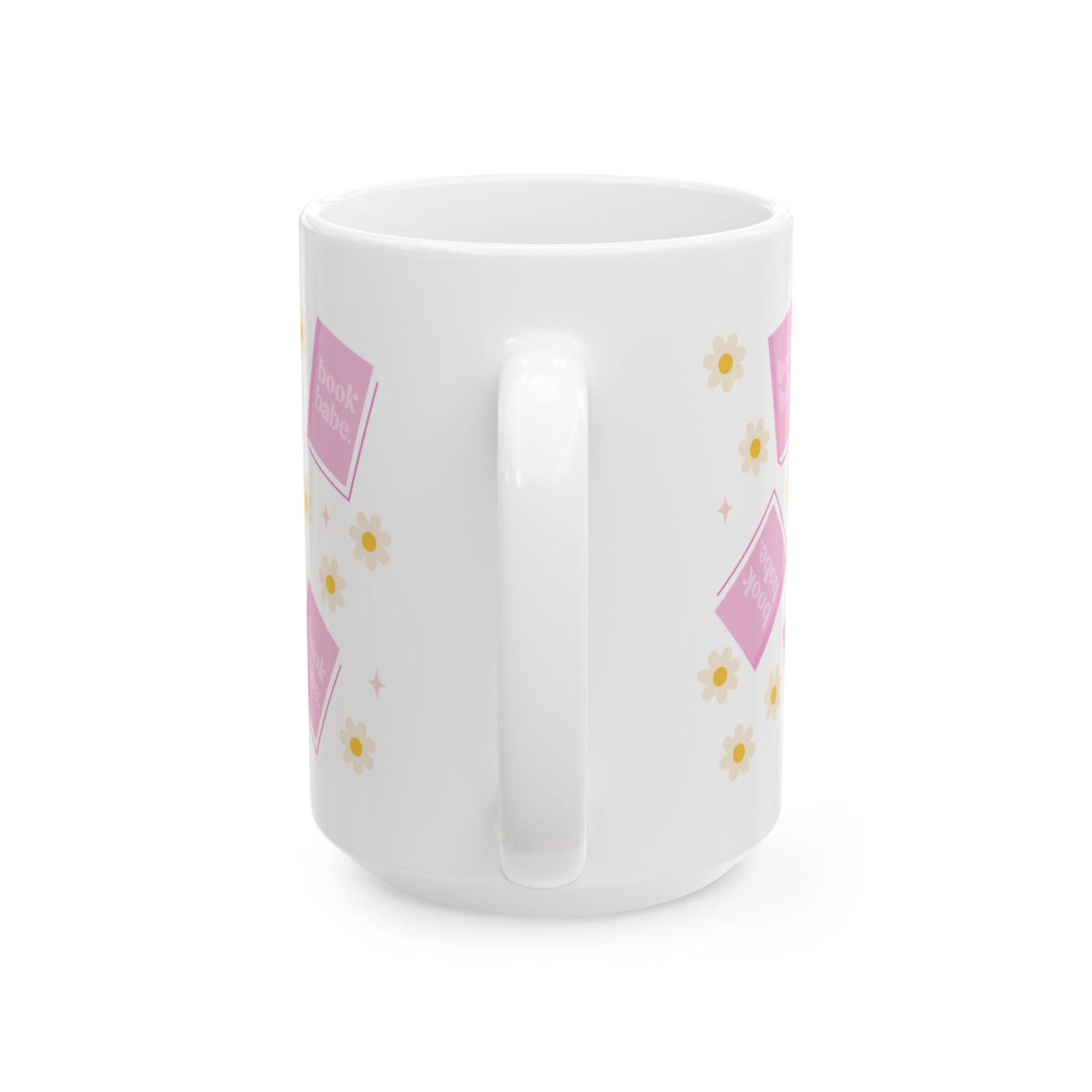 Book Babe Cute Ceramic Mug Coffee Cup (11oz & 15oz) - Sydney So Sweet
