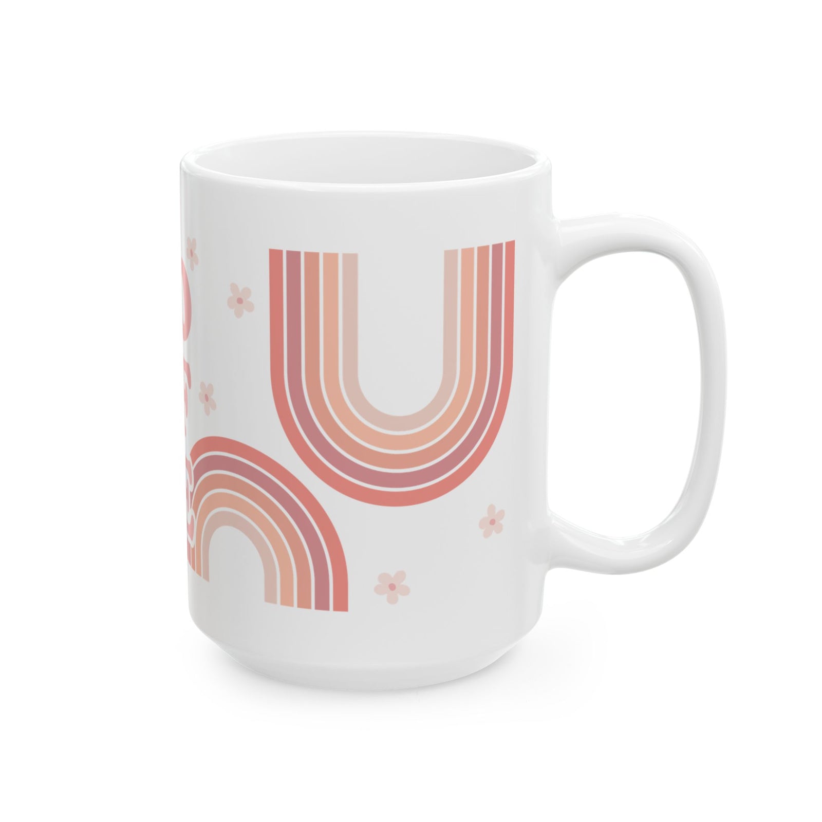 Boho Coffee Cute Ceramic Mug Coffee Cup (11oz & 15oz)