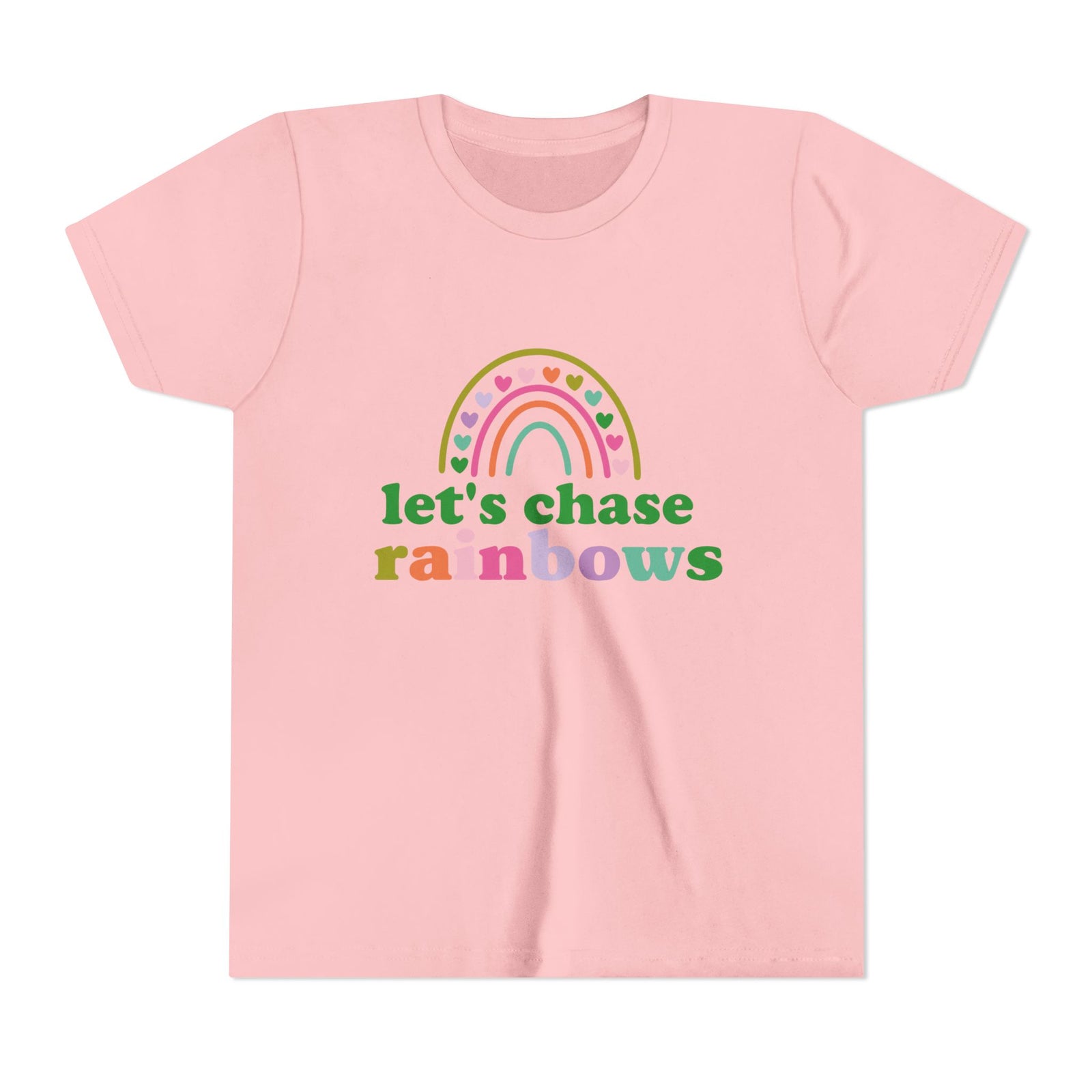 Let’s Chase Rainbows Youth Tee Cute St. Patrick's Day Kids T-Shirt