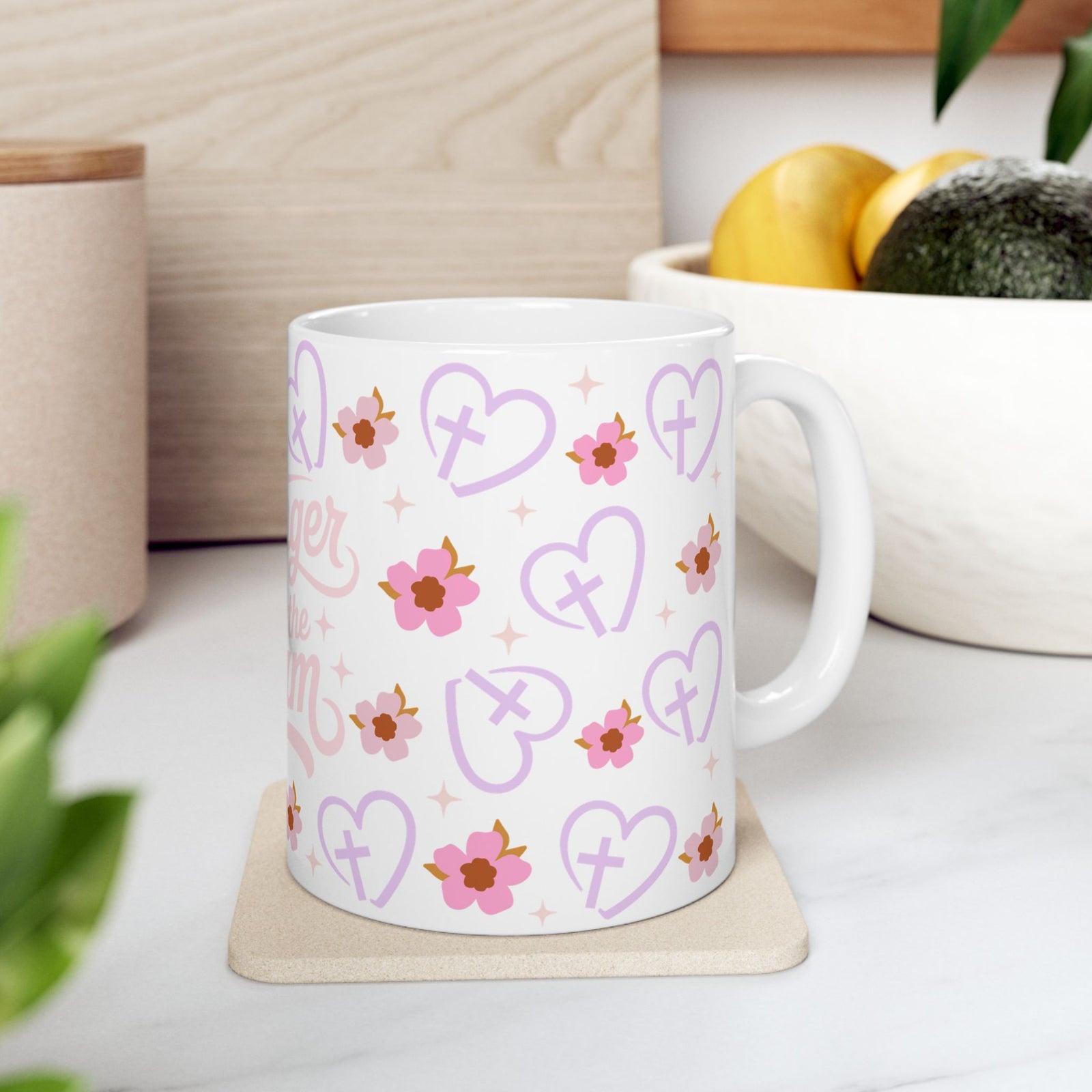 Stronger Than the Storm Cute Ceramic Mug Coffee Cup (11oz & 15oz)