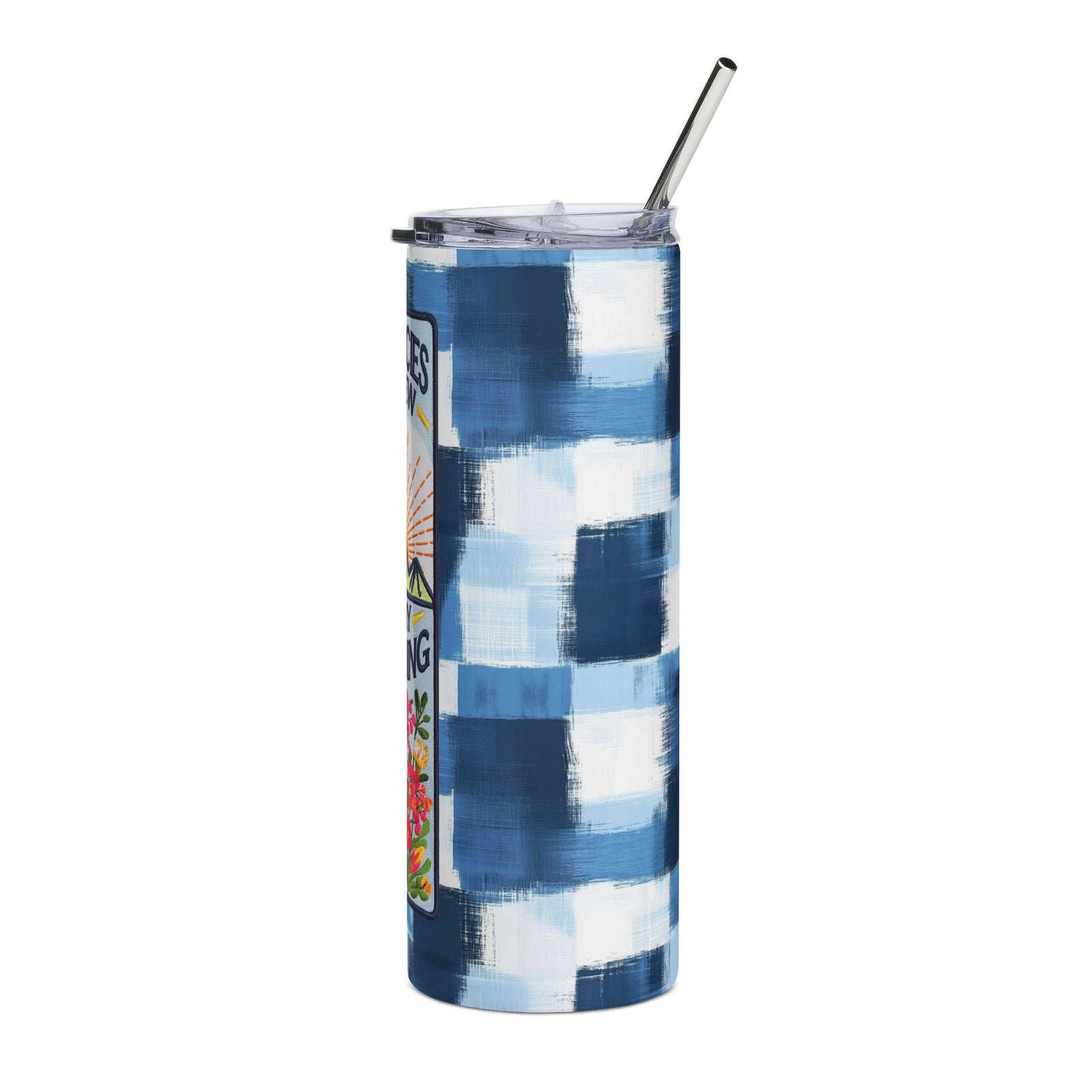 His Mercies Are New Every Morning 20oz Inspirational Stainless Steel Tumbler Travel Water Bottle