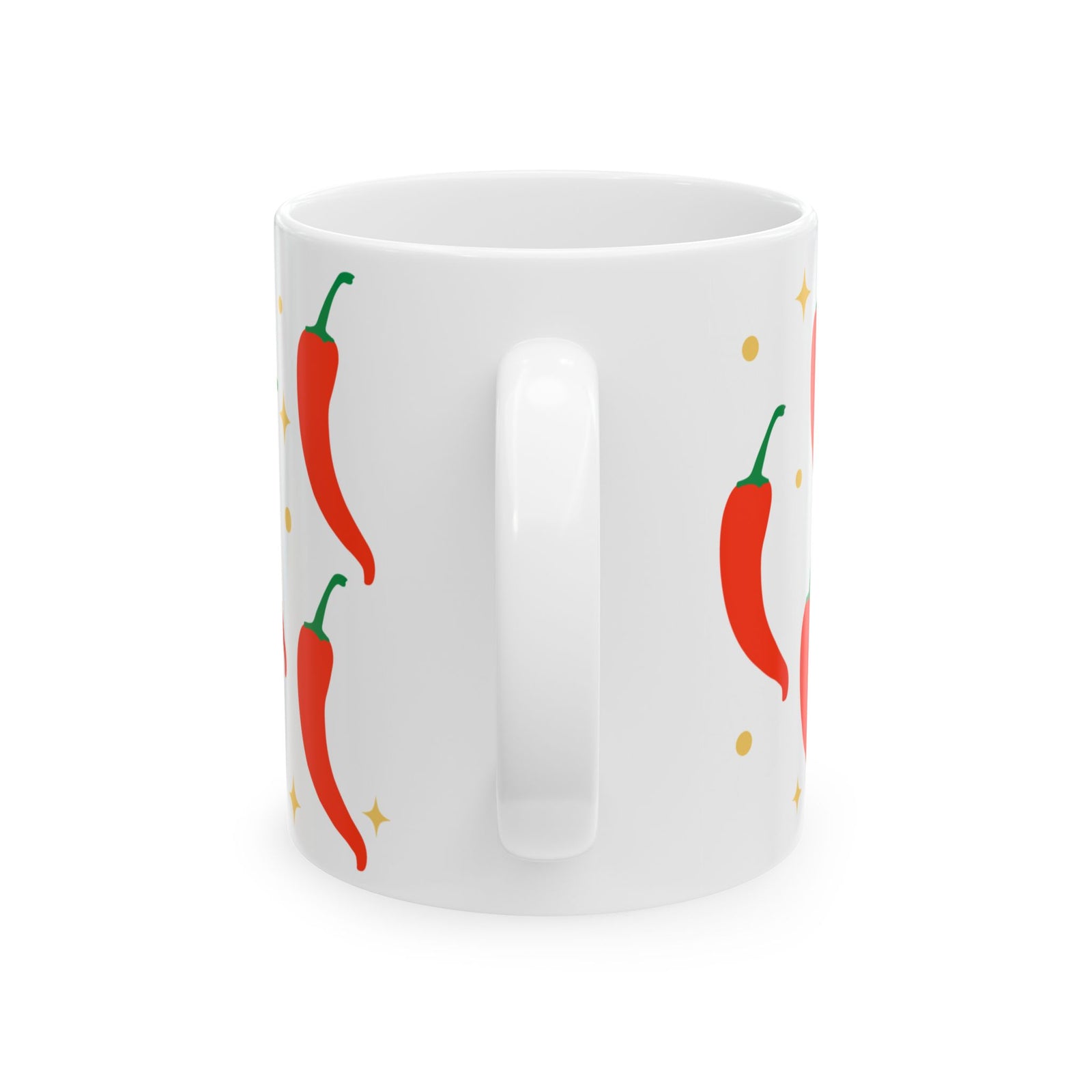 Spicy Chili Pepper Cute Ceramic Mug Coffee Cup (11oz & 15oz)