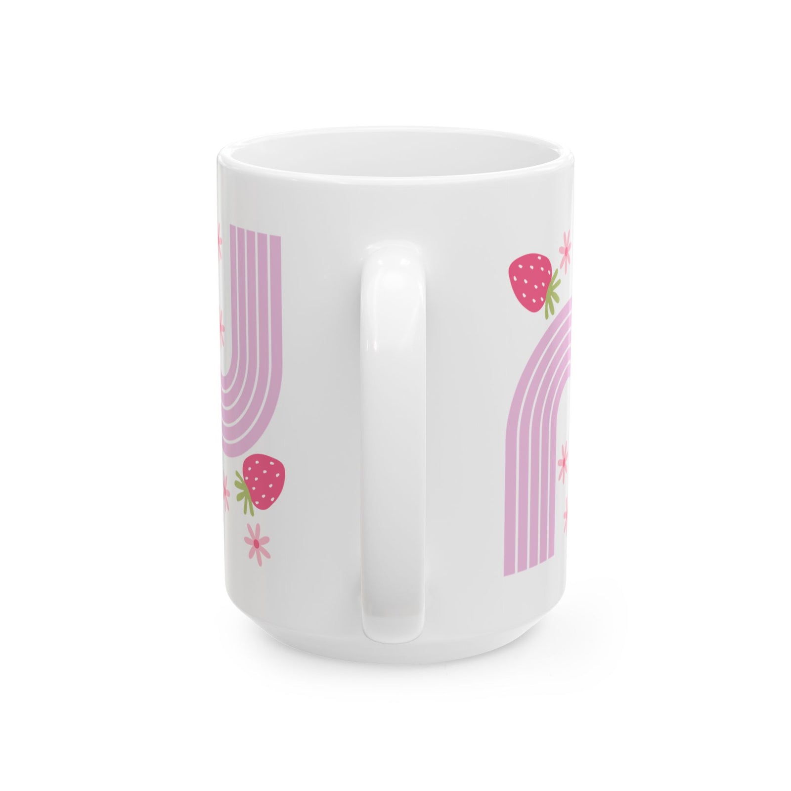 Wild Strawberry Cute Ceramic Mug Coffee Cup (11oz & 15oz)