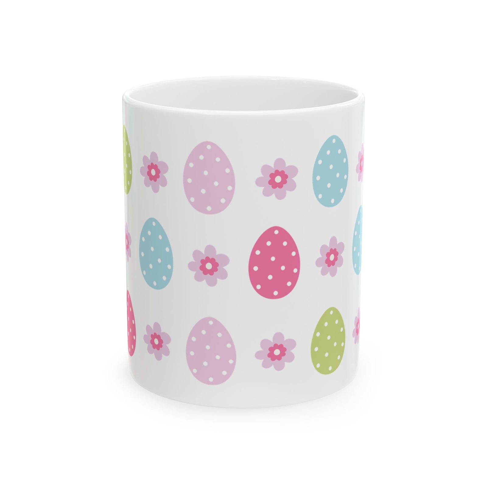 Retro Easter Egg Cute Ceramic Mug Coffee Cup (11oz & 15oz)