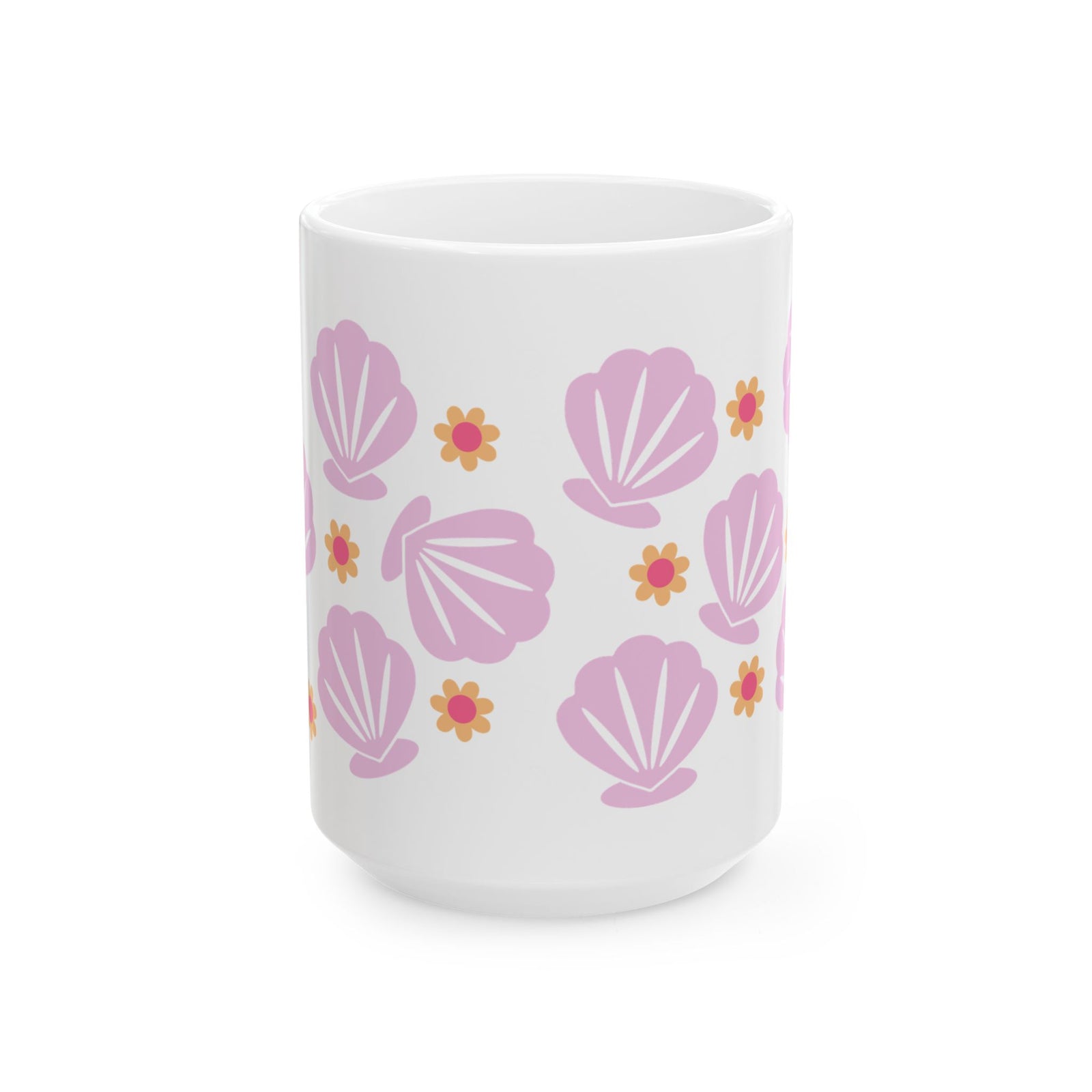 Shells Cute Ceramic Mug Coffee Cup (11oz & 15oz)