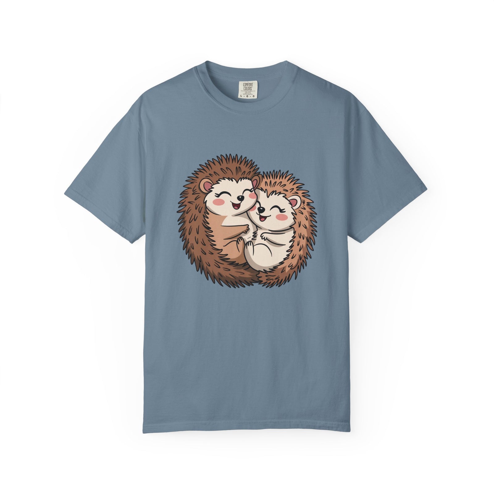 Hedgehog Hug Graphic T-Shirt Unisex Short Sleeve Tee - Sydney So Sweet