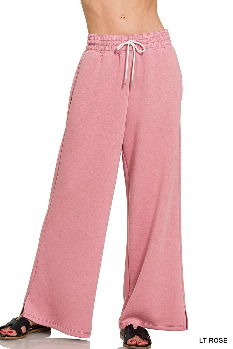 Zenana Scuba Drawstring Pants - Sydney So Sweet