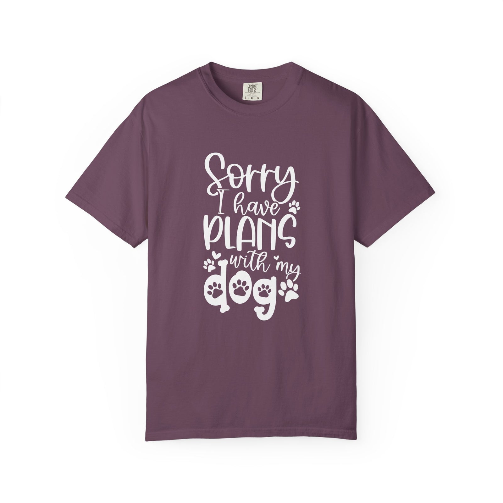 Sorry I Have Plans with My Dog T-Shirt Dog Mom Graphic Tee