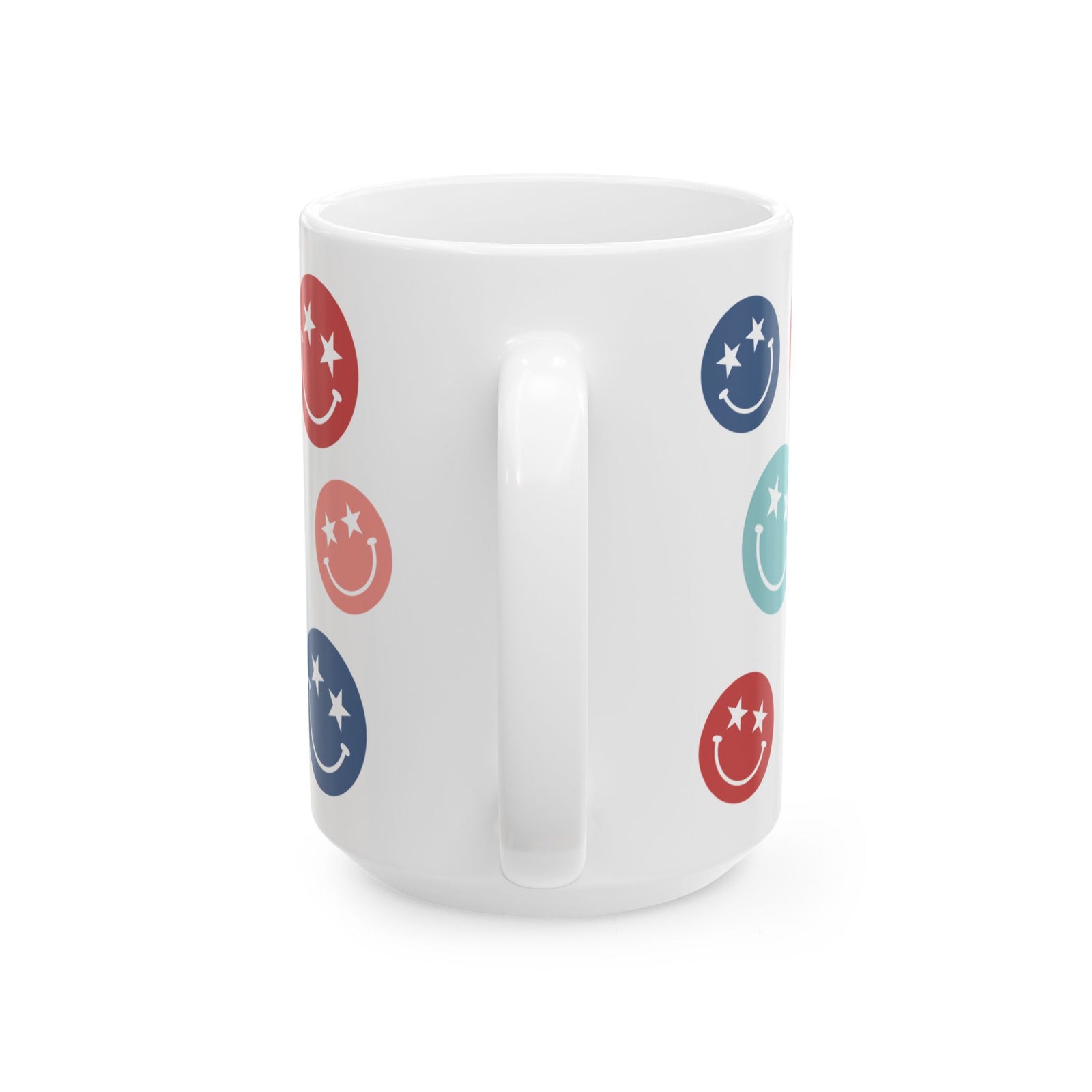 Star Smiley Cute Ceramic Mug Coffee Cup (11oz & 15oz)