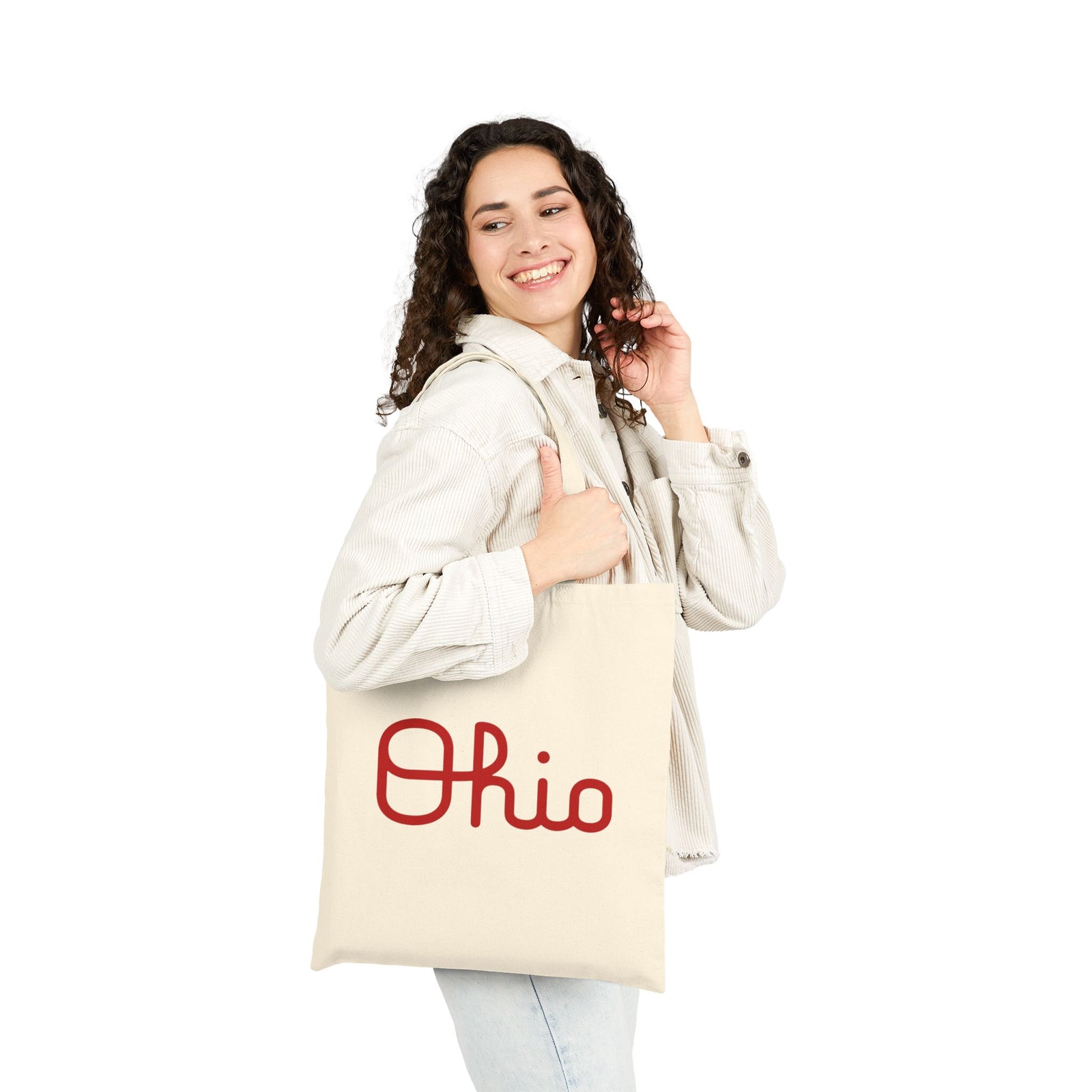 Script Ohio Cotton Canvas Ohio State Tote Bag