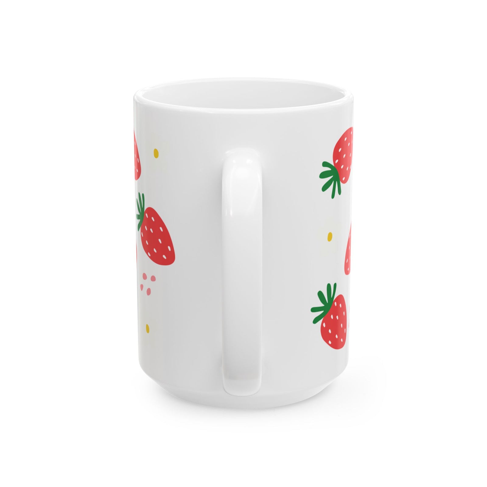 Strawberries Cute Ceramic Mug Coffee Cup (11oz & 15oz)