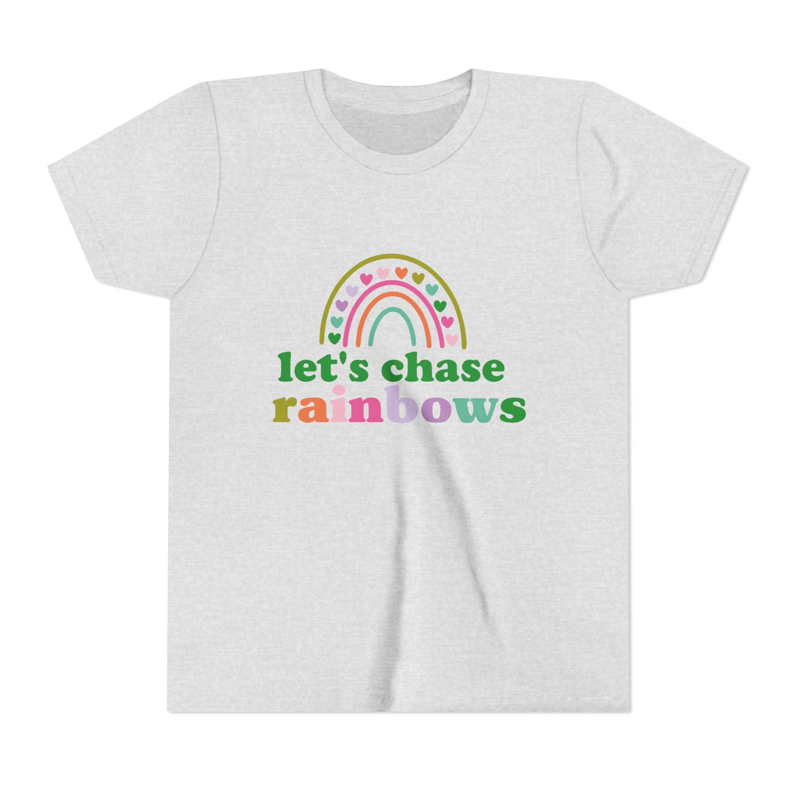 Let’s Chase Rainbows Youth Tee Cute St. Patrick's Day Kids T-Shirt