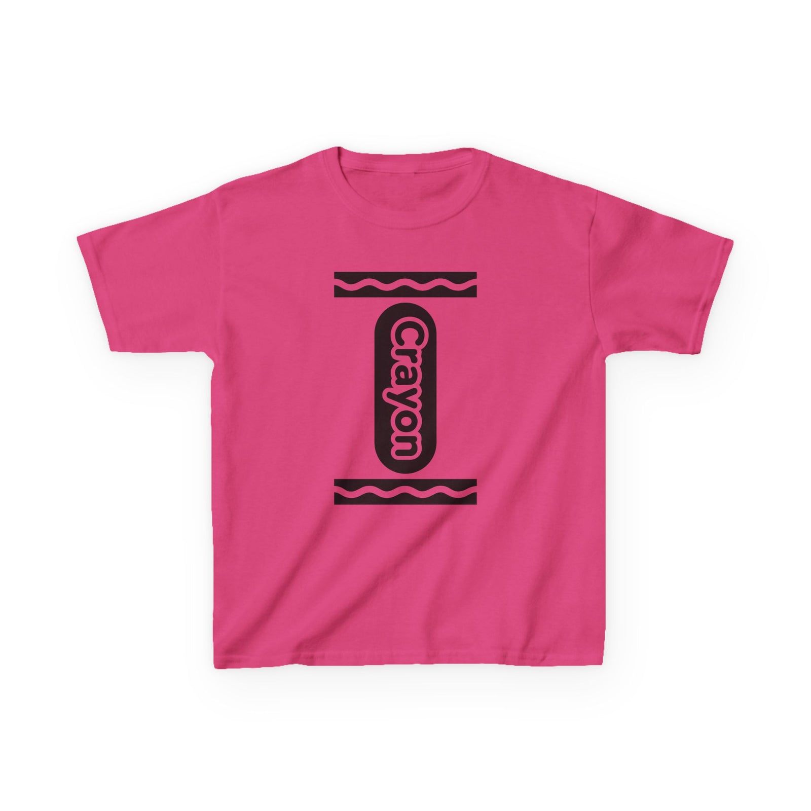 Kids' Crayon Costume Tee Retro Crayon Graphic T-Shirt