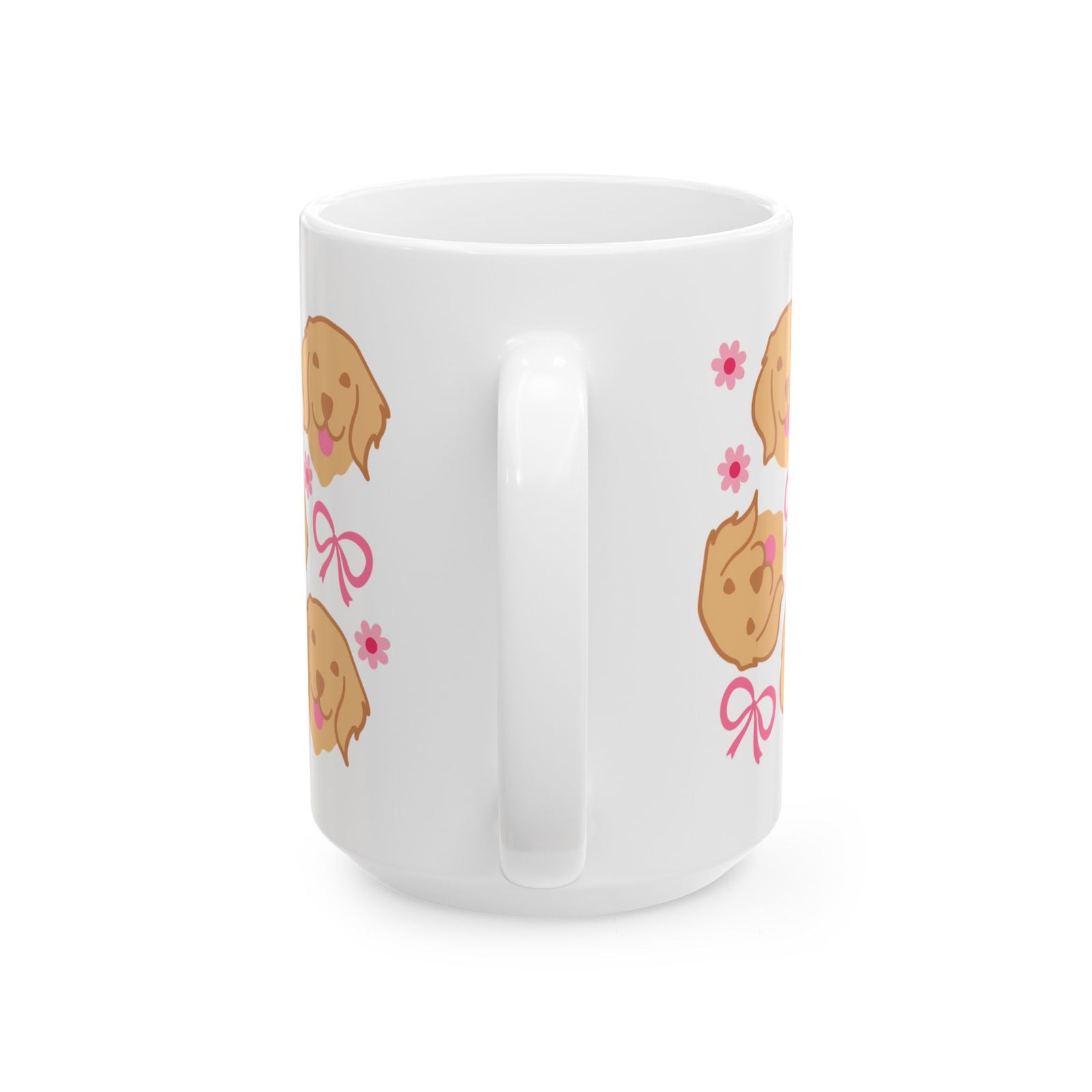Bows & Dogs Cute Mug Coffee Cup (11oz & 15oz) - Sydney So Sweet