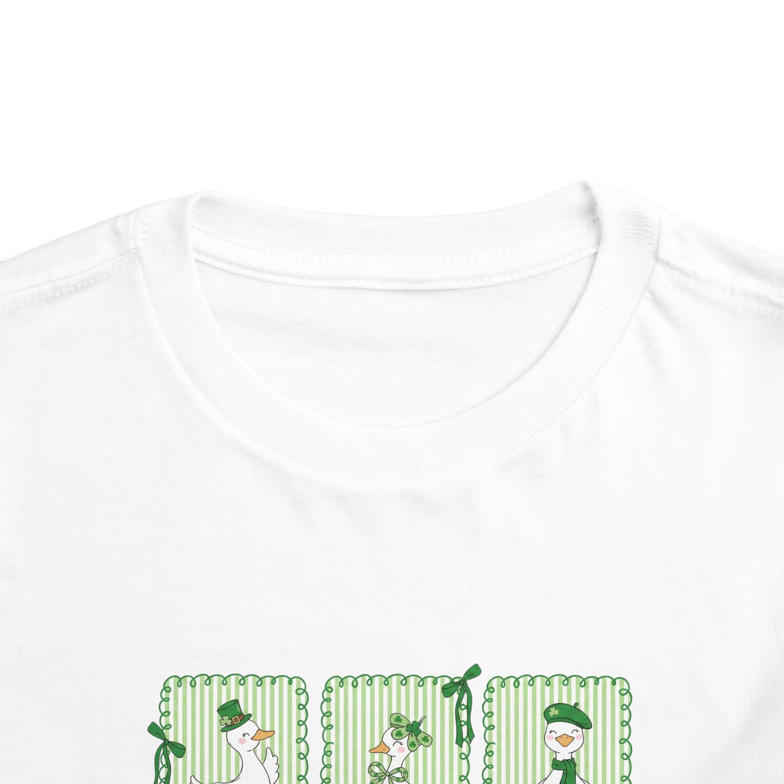 Lucky Little Goose Toddler Tee St. Patrick's Day Graphic T-Shirt