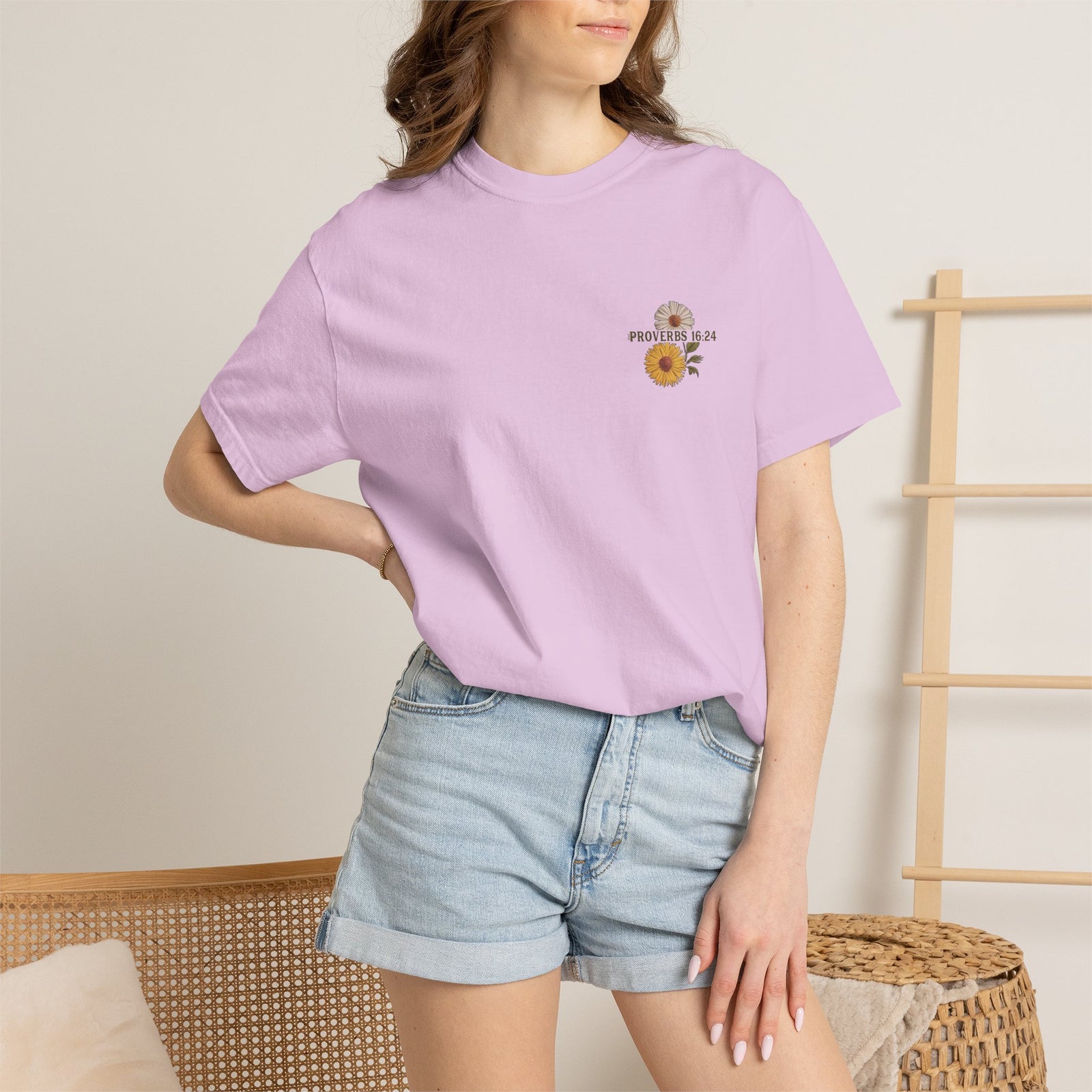 Kind Words are Like Honey T-Shirt Proverbs Bee Floral Tee