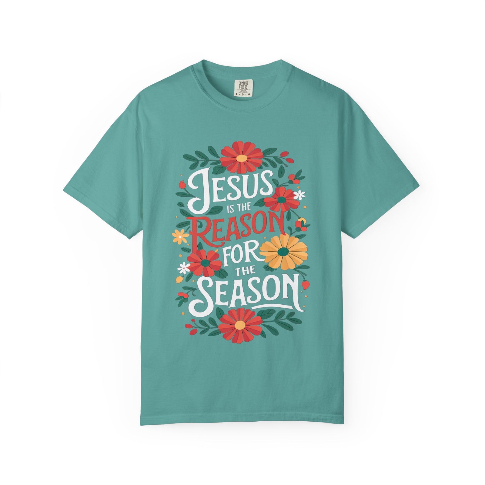 Jesus is the Reason for the Season Christmas T-Shirt Christian Graphic Tee