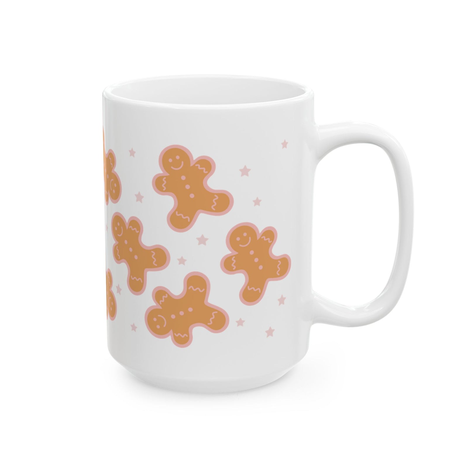 Sweet Gingerbread Cookies Ceramic Mug Coffee Cup (11oz & 15oz)