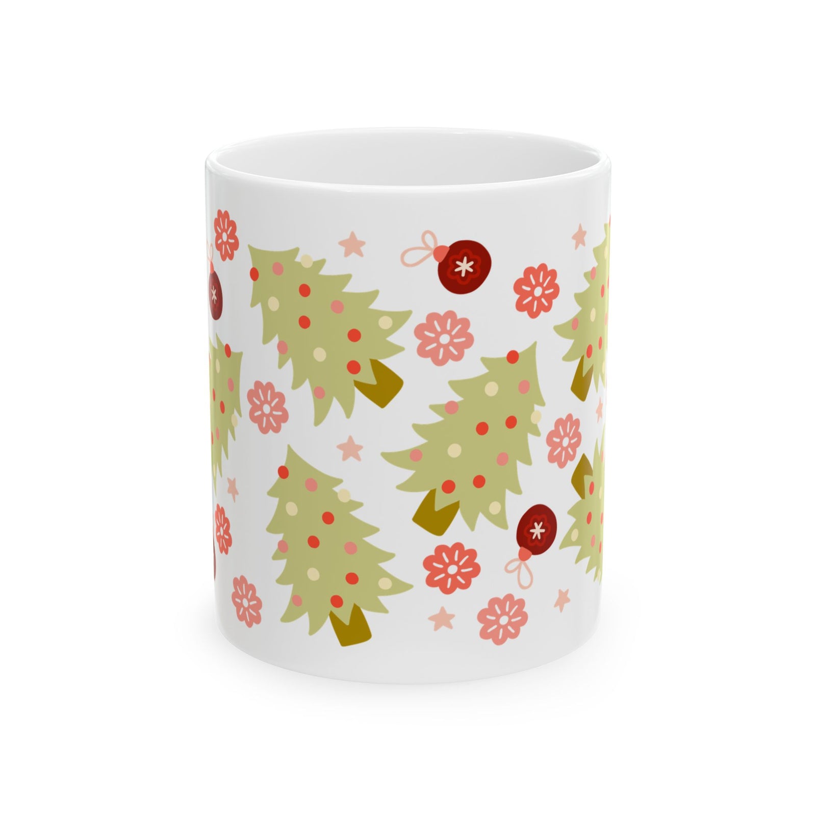 90's Christmas Ceramic Mug Coffee Cup (11oz & 15oz)