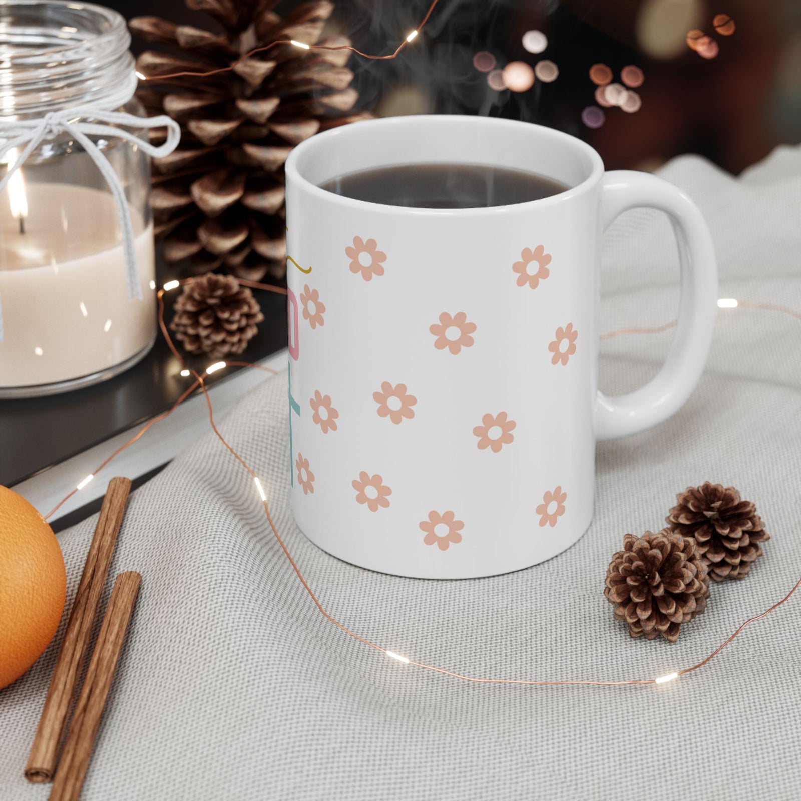 Spirit Lead Me Ceramic Mug — Inspirational Floral Christian Coffee Cup (11oz & 15oz) - Sydney So Sweet