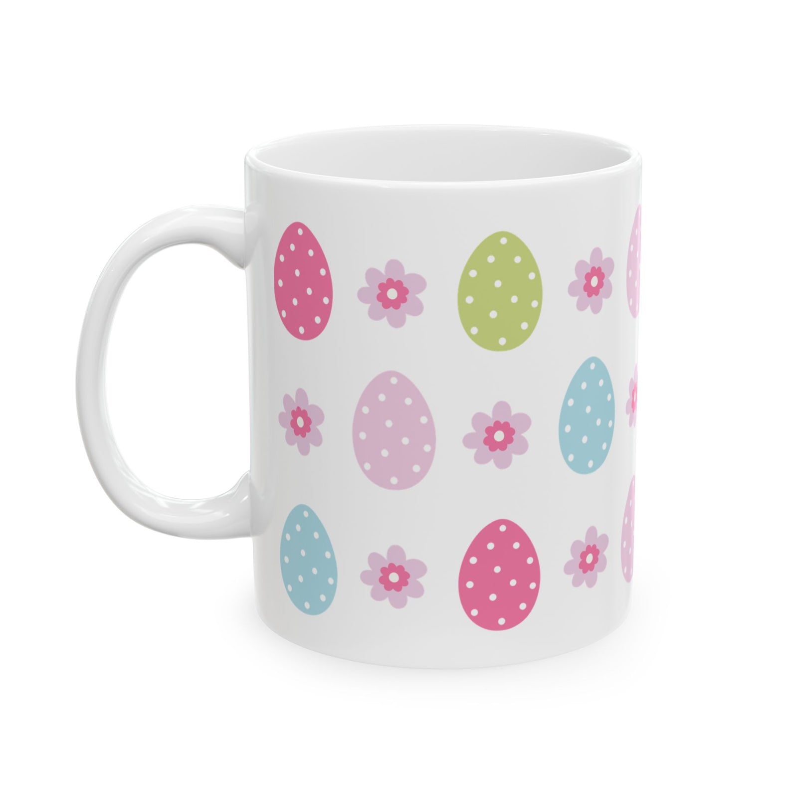 Retro Easter Egg Cute Ceramic Mug Coffee Cup (11oz & 15oz)