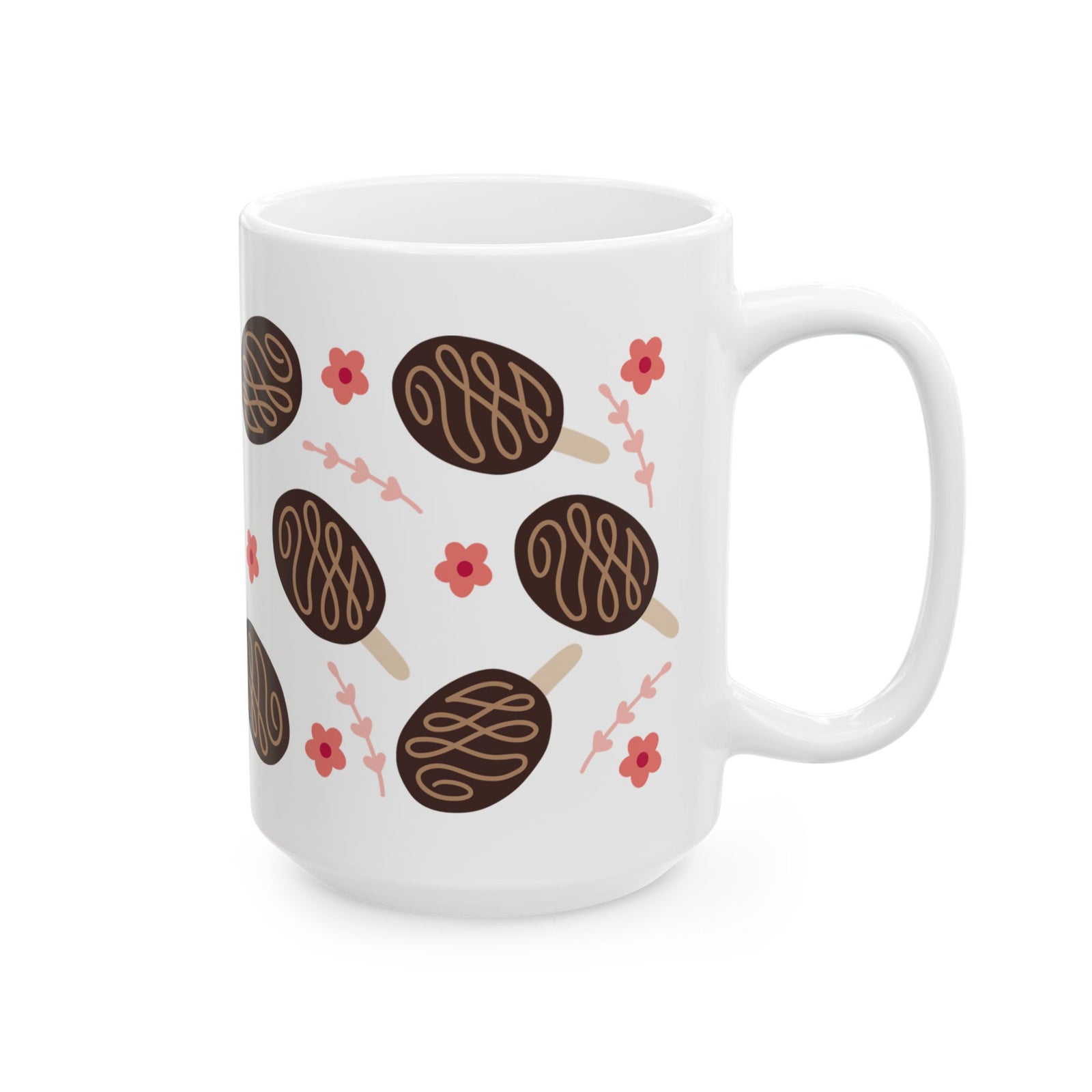 Fudge Pops Cute Ceramic Mug Coffee Cup (11oz & 15oz)