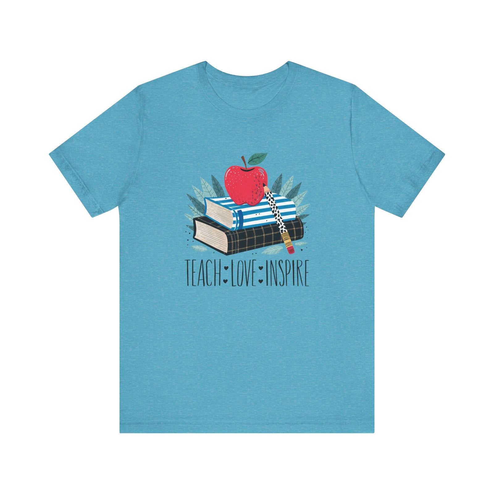 Teach • Love • Inspire Teacher Graphic T-Shirt Teacher Appreciation Tee