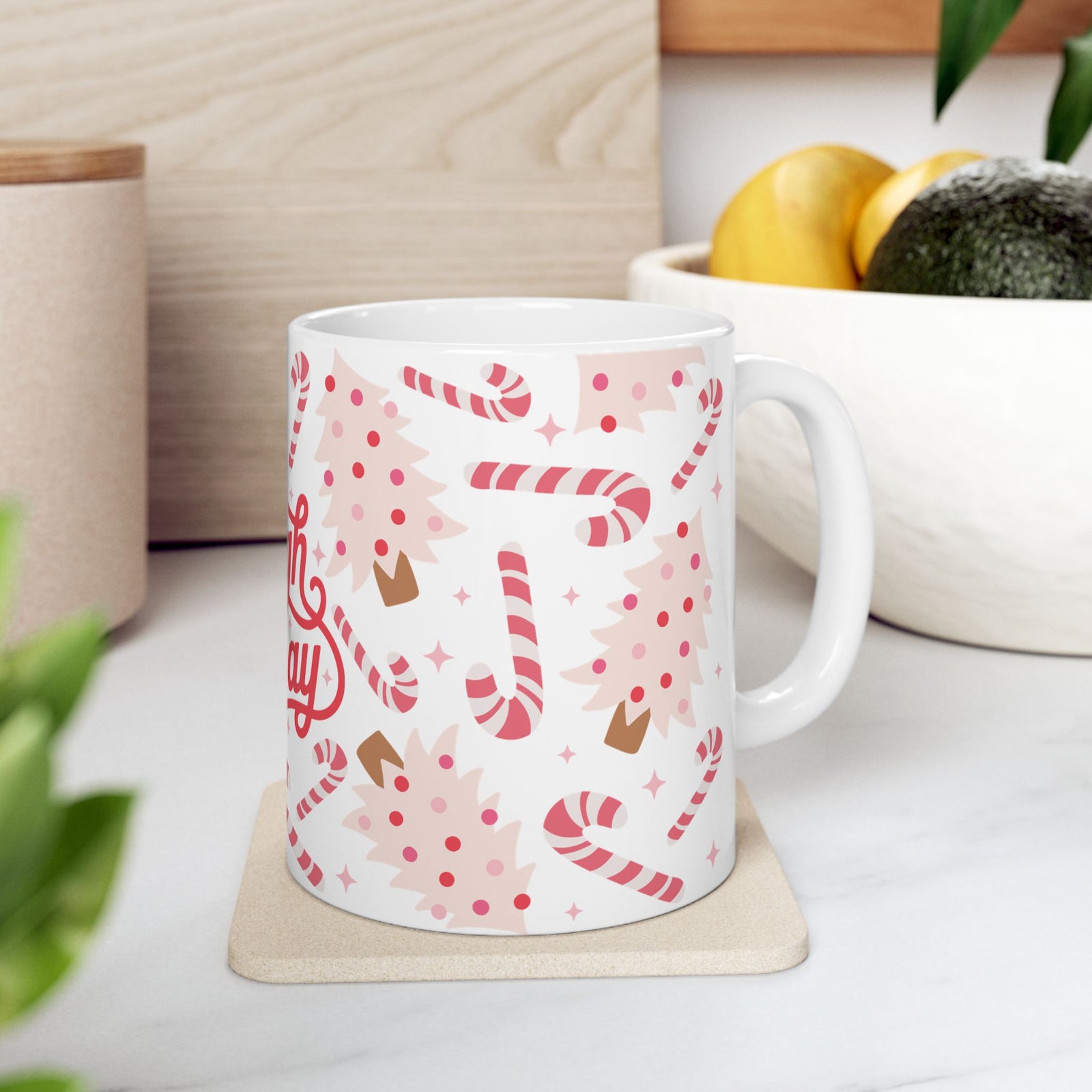 Sleigh All Day Christmas Ceramic Mug Coffee Cup (11oz & 15oz)