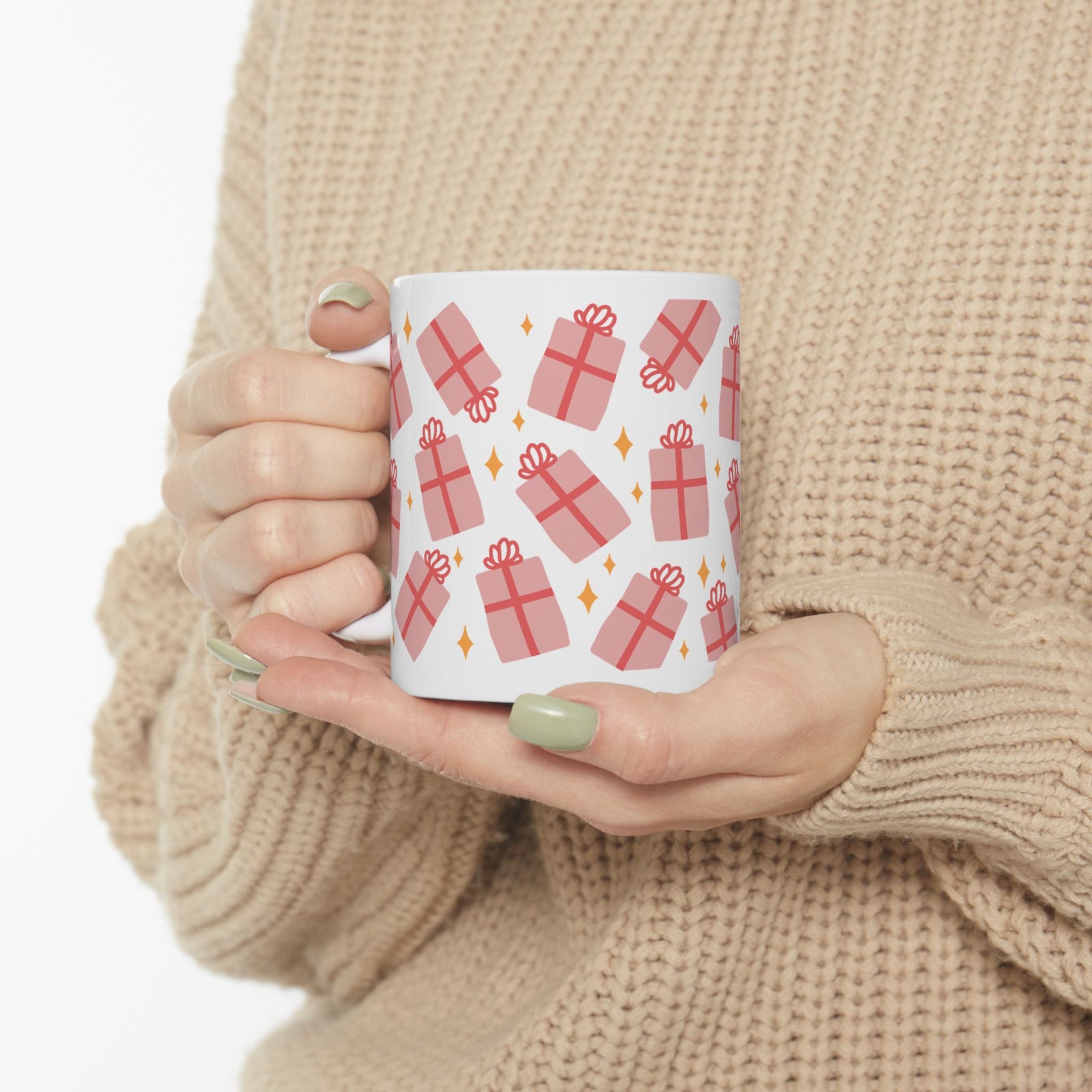 Pretty Christmas Gifts Ceramic Mug Coffee Cup (11oz & 15oz)