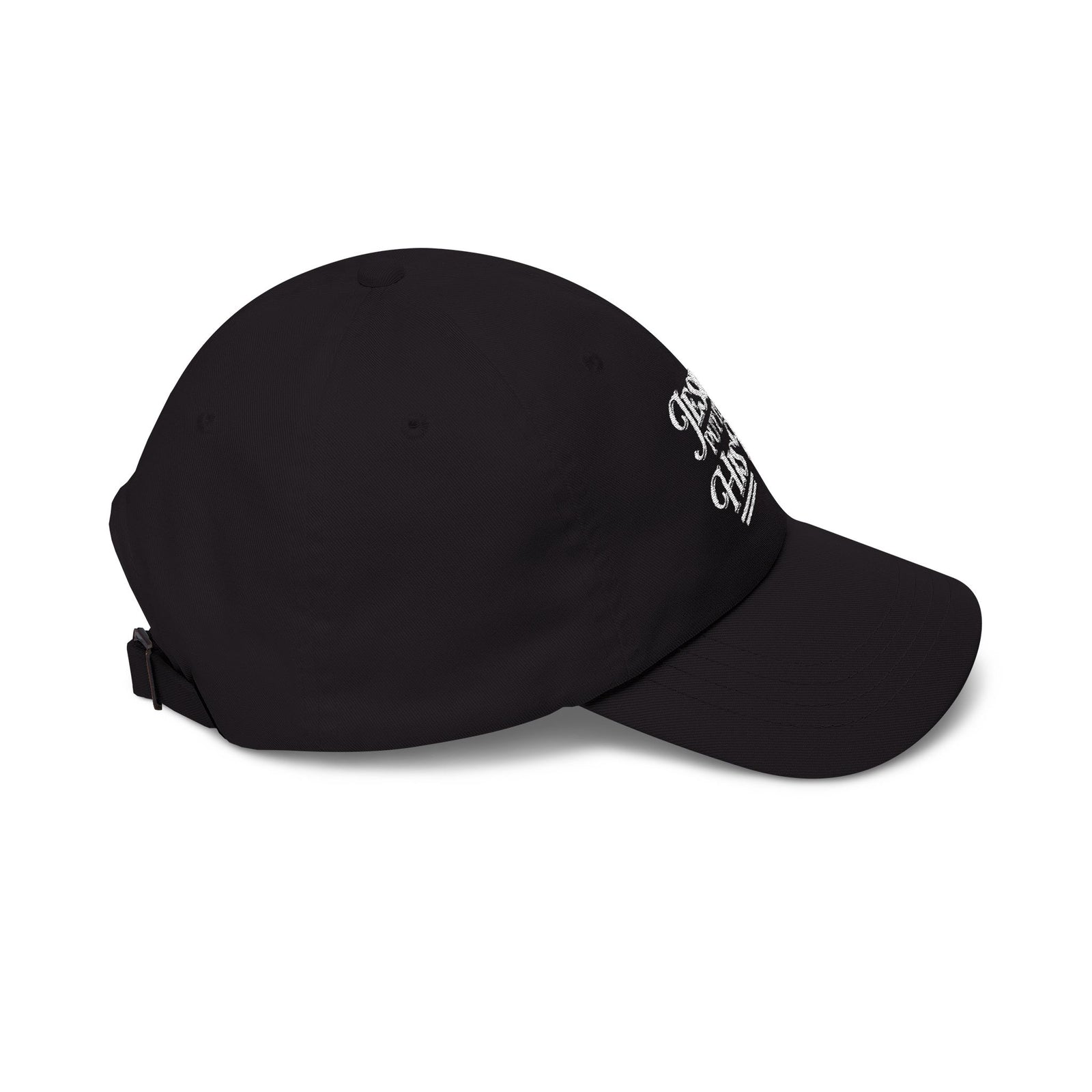 Jesus Put It On His Tab White Embroidered Christian Dad Cap Baseball Hat