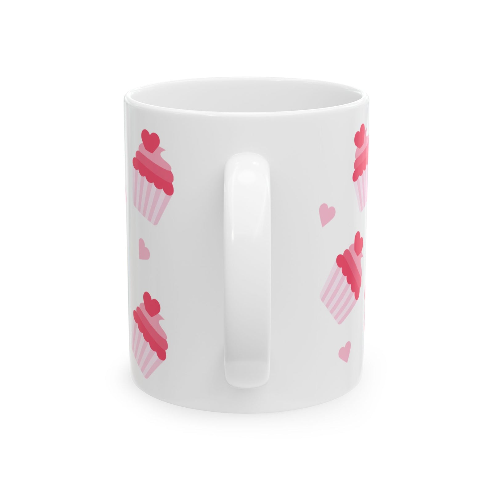 Cupcake Hearts Cute Ceramic Mug Coffee Cup (11oz & 15oz)