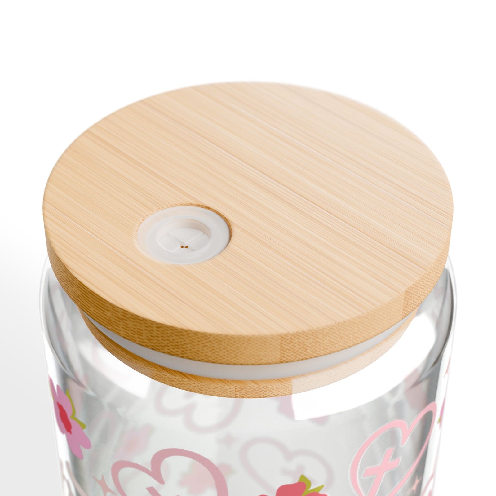 Stronger Than the Storm Tumbler Sipper Glass 16oz — Reusable Drink Jar with Lid & Straw