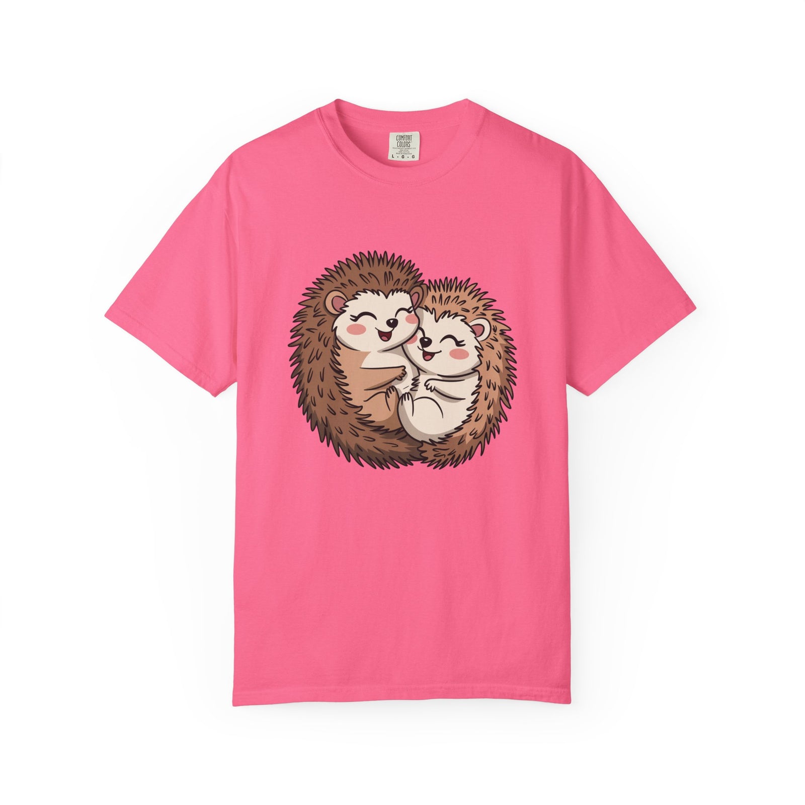 Hedgehog Hug Graphic T-Shirt Unisex Short Sleeve Tee - Sydney So Sweet