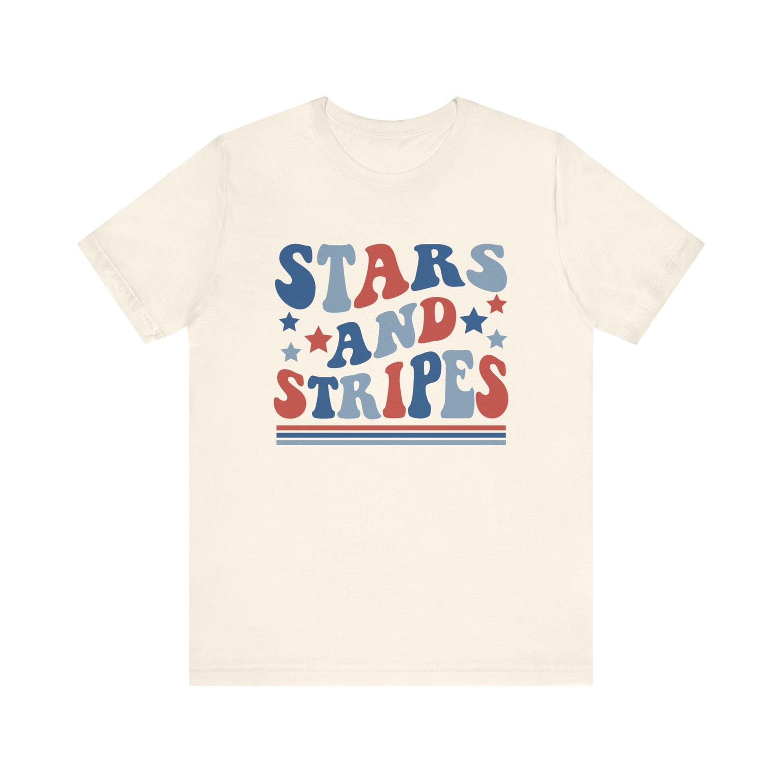 Stars & Stripes Patriotic 4th of July Patriotic Graphic T-Shirt