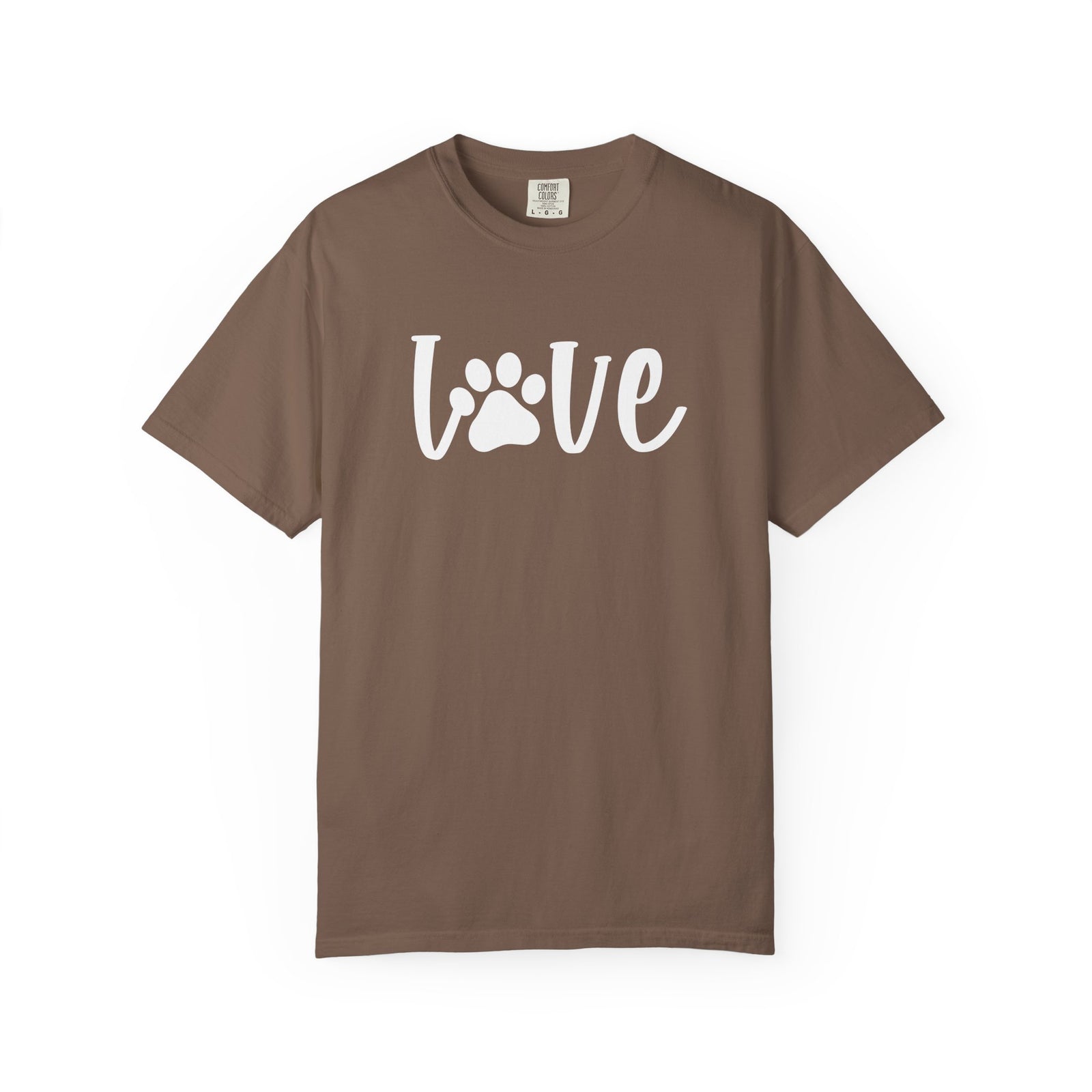 Love Paw T-Shirt Valentine's Day Cute Pet Lover Graphic Unisex Short Sleeve Tee