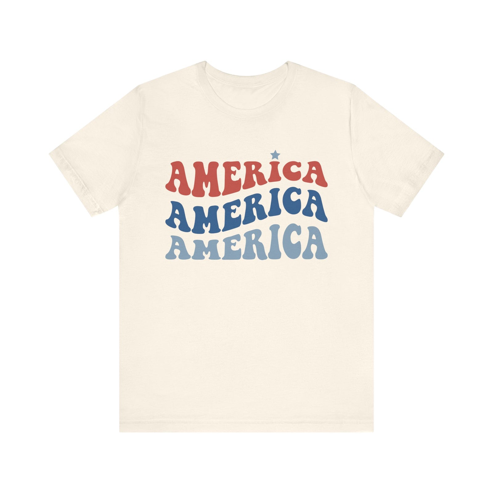 America America Retro Tee Patriotic 4th of July T-Shirt