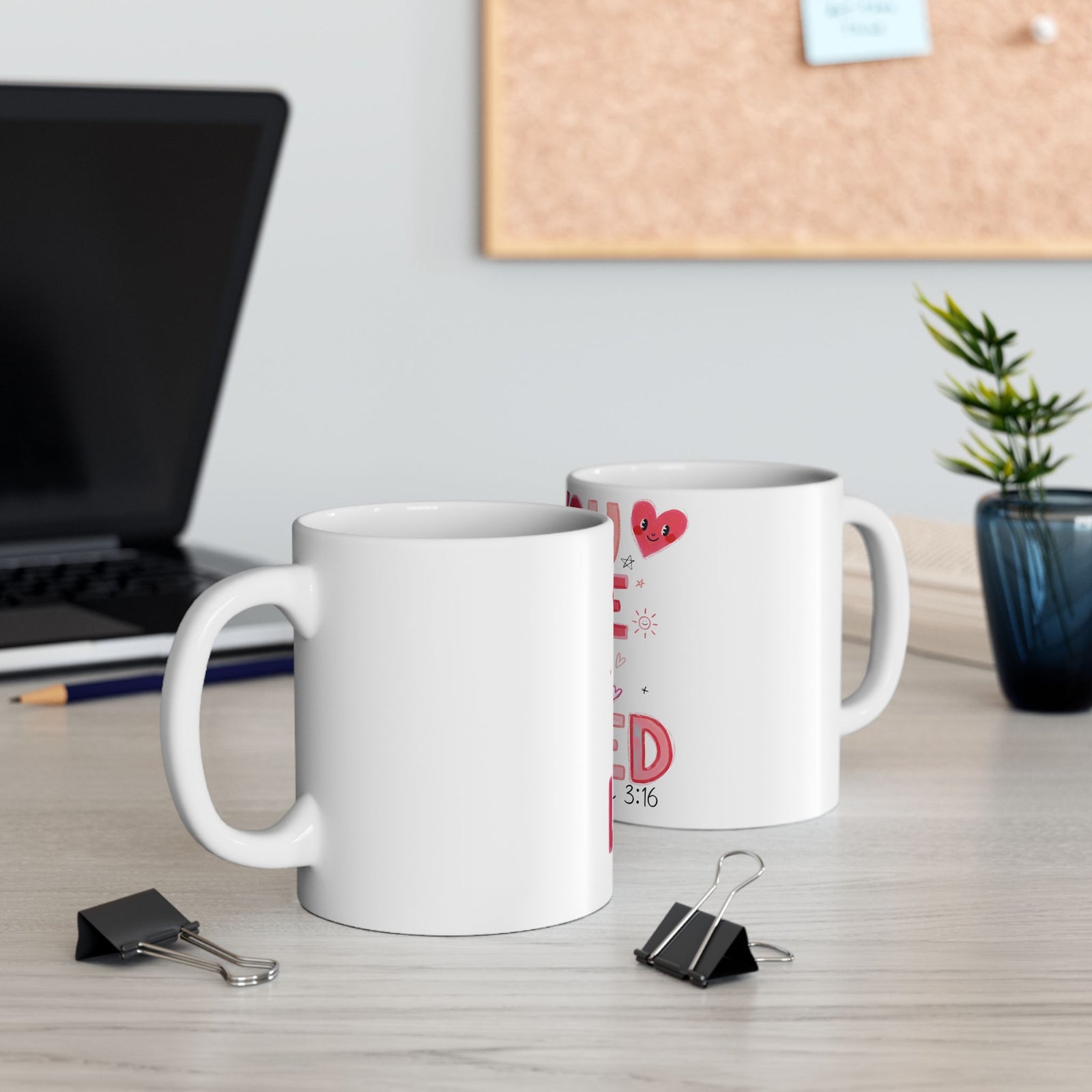 You Are So Loved John 3:16 Cute Ceramic Mug Coffee Cup (11oz & 15oz) - Sydney So Sweet