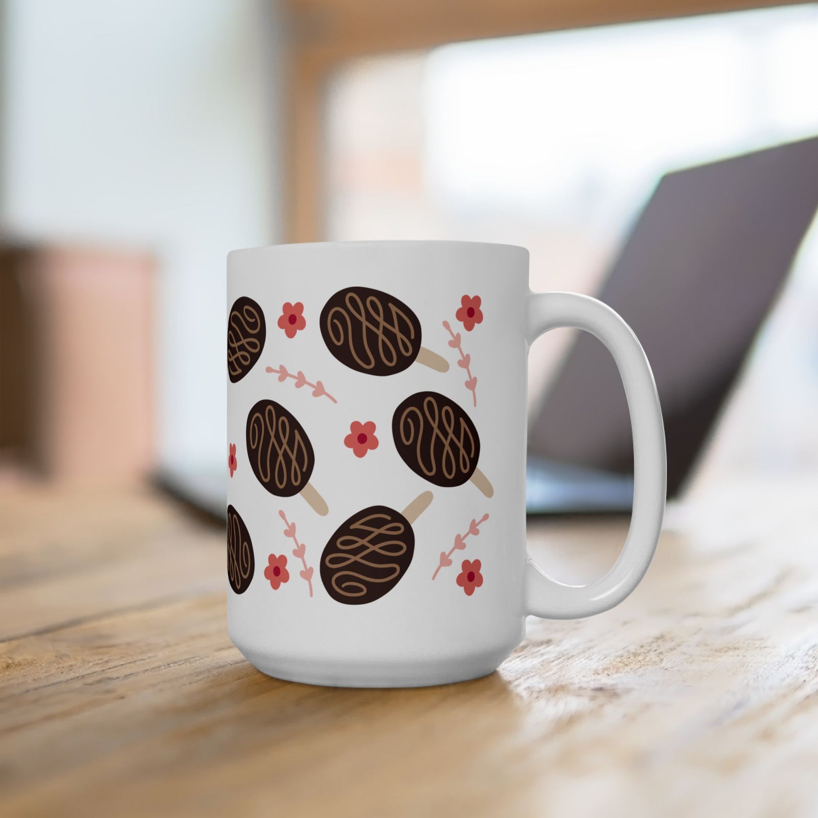 Fudge Pops Cute Ceramic Mug Coffee Cup (11oz & 15oz)