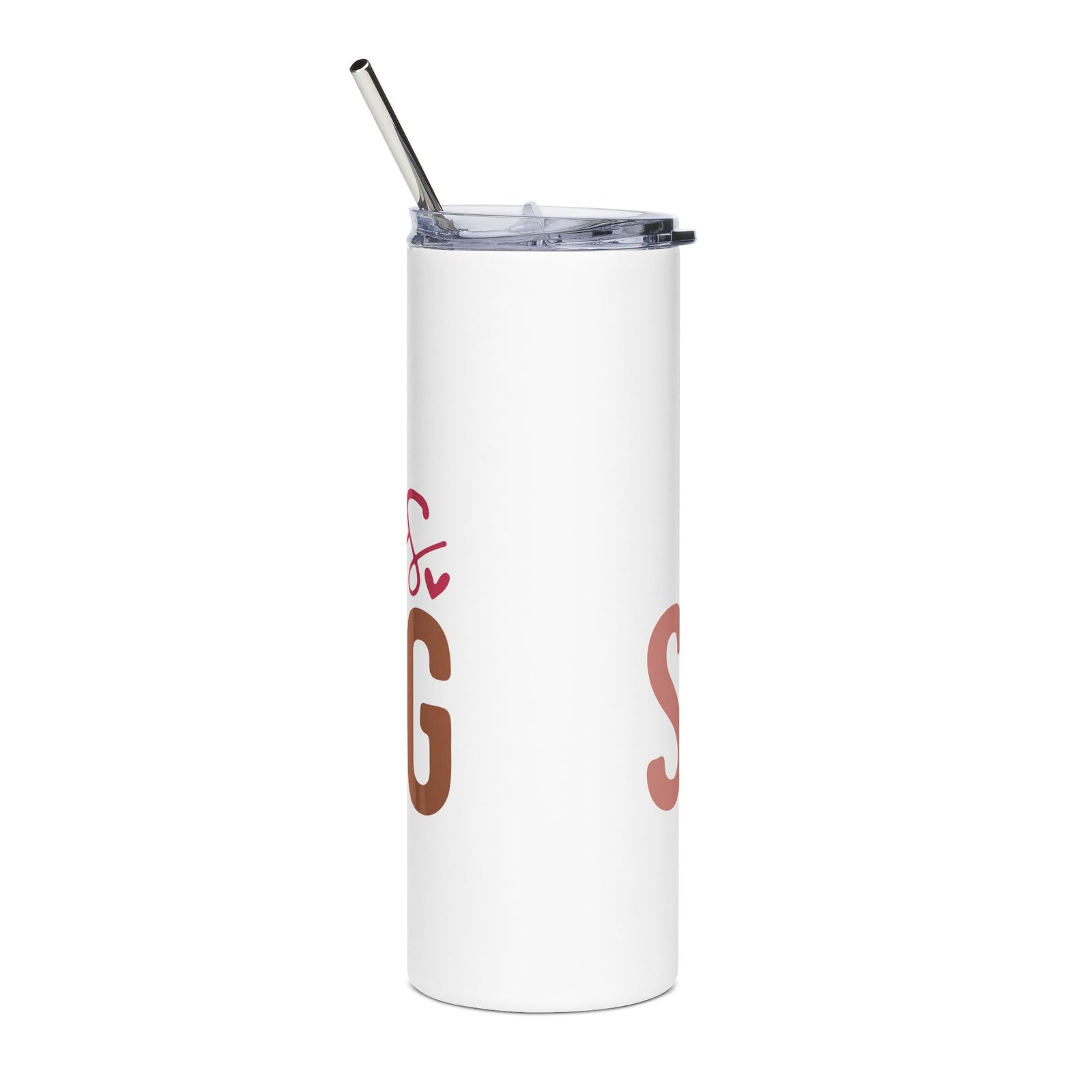 She Is Strong 20oz Stainless Steel Tumbler Proverbs 31:25 Inspirational Christian Travel Cup