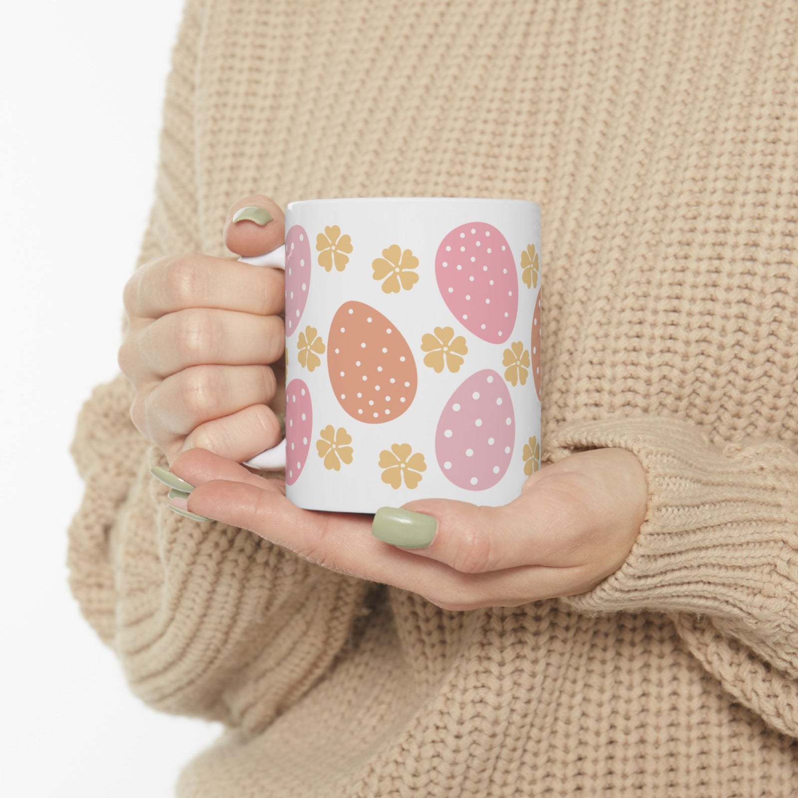 Easter Egg Cute Ceramic Mug Coffee Cup (11oz & 15oz)
