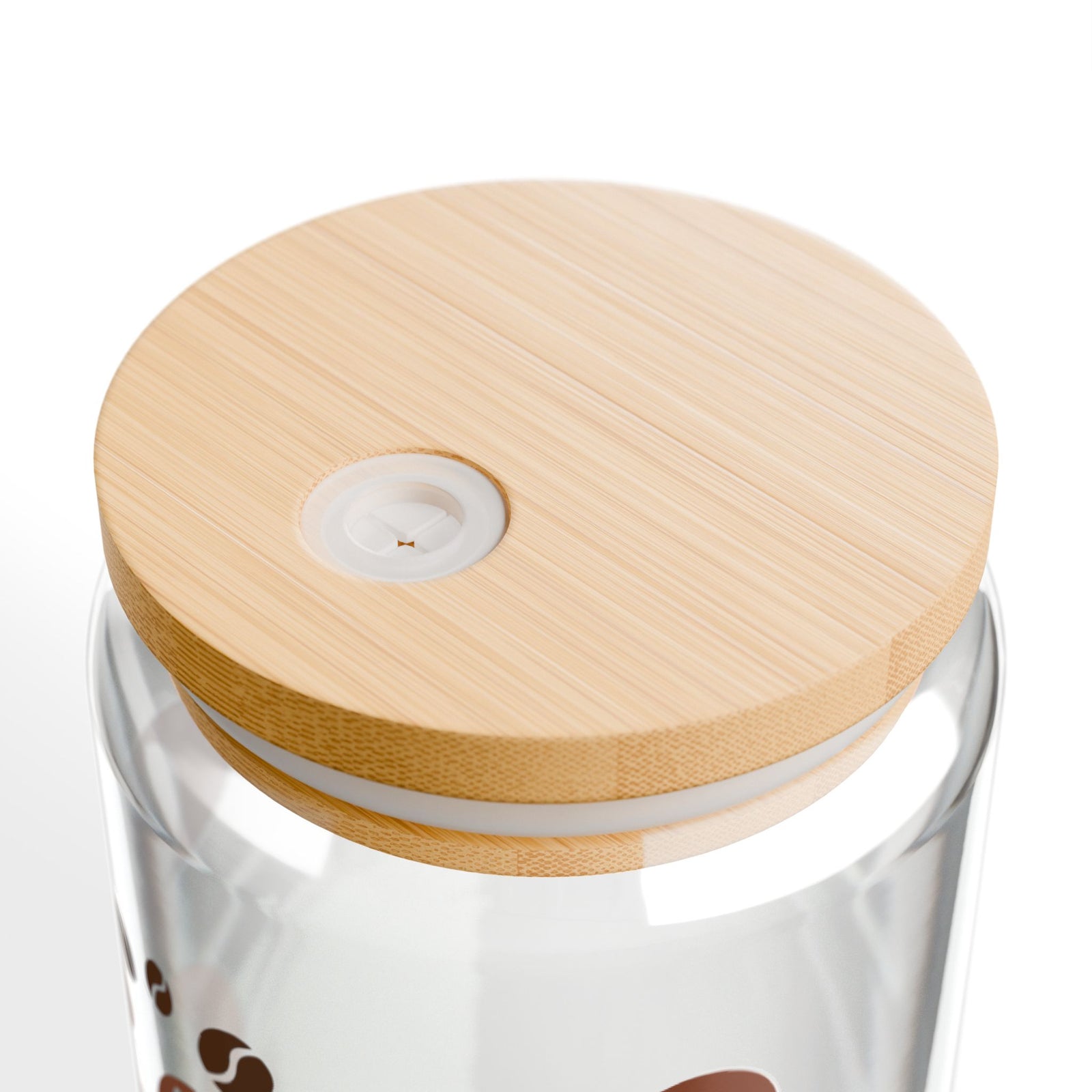 Iced Coffee Classic Sipper Glass 16oz Reusable Drink Jar with Lid & Straw