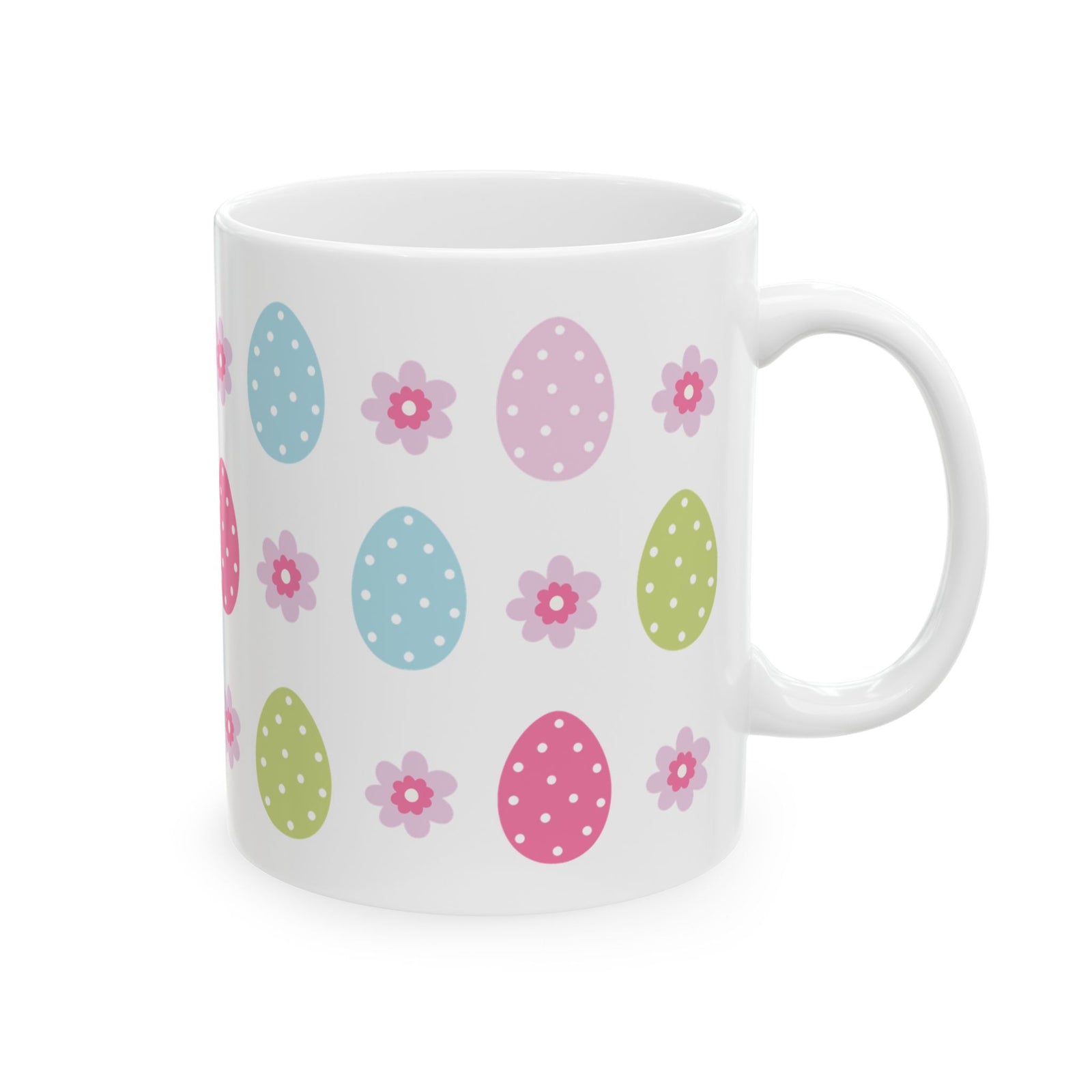 Retro Easter Egg Cute Ceramic Mug Coffee Cup (11oz & 15oz)