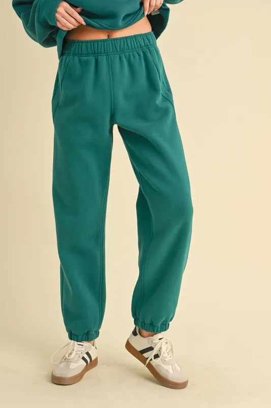 Aemi+Co Drawstring Elastic Waist Joggers - Sydney So Sweet