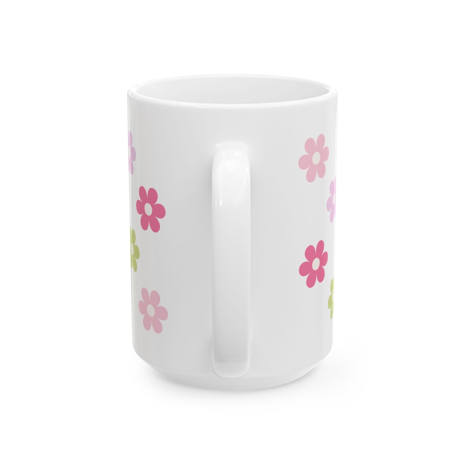 Ceramic Mug — "Out Here Being Blessed" Floral Coffee Cup (11oz & 15oz) - Sydney So Sweet