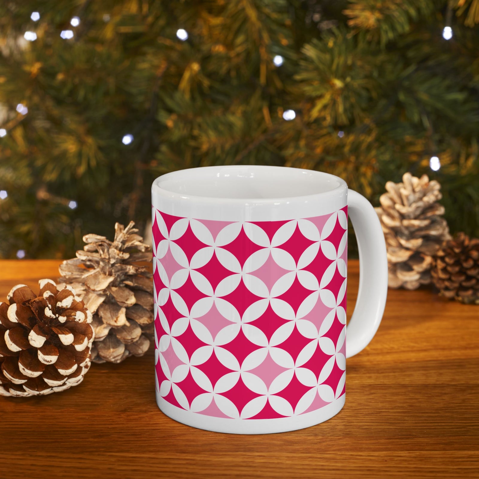 Twinkling Tidings Christmas Ceramic Mug Coffee Cup (11oz & 15oz)