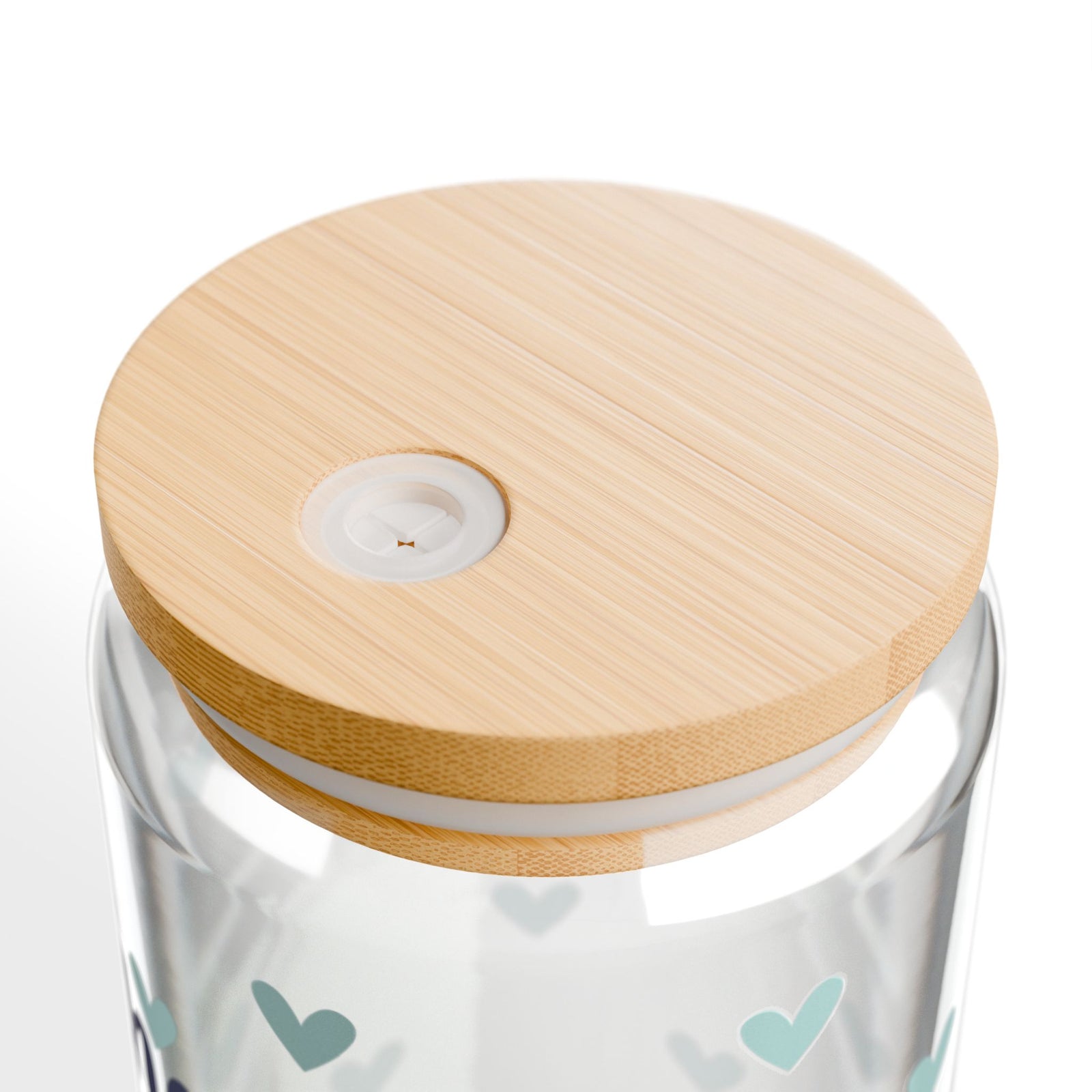 Chosen 1 Peter 2:9 Heart Sipper Glass 16oz — Reusable Drink Jar with Lid & Straw - Sydney So Sweet