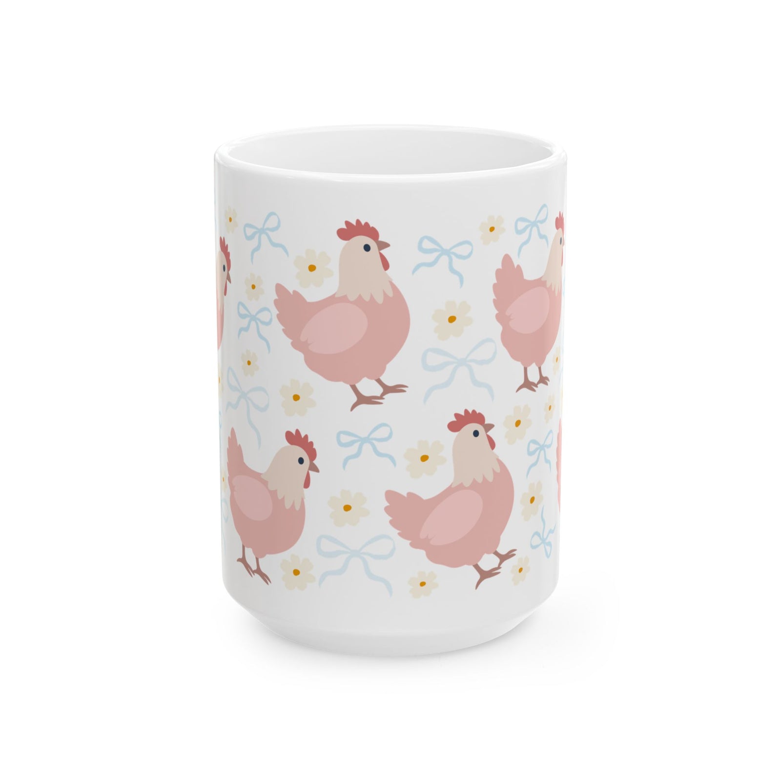 Coquette Chicken Cute Mug Coffee Cup (11oz & 15oz) - Sydney So Sweet