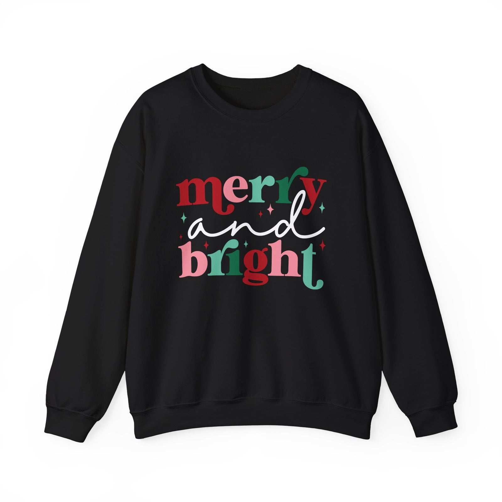 Merry & Bright Christmas Crewneck Women's Sweatshirt