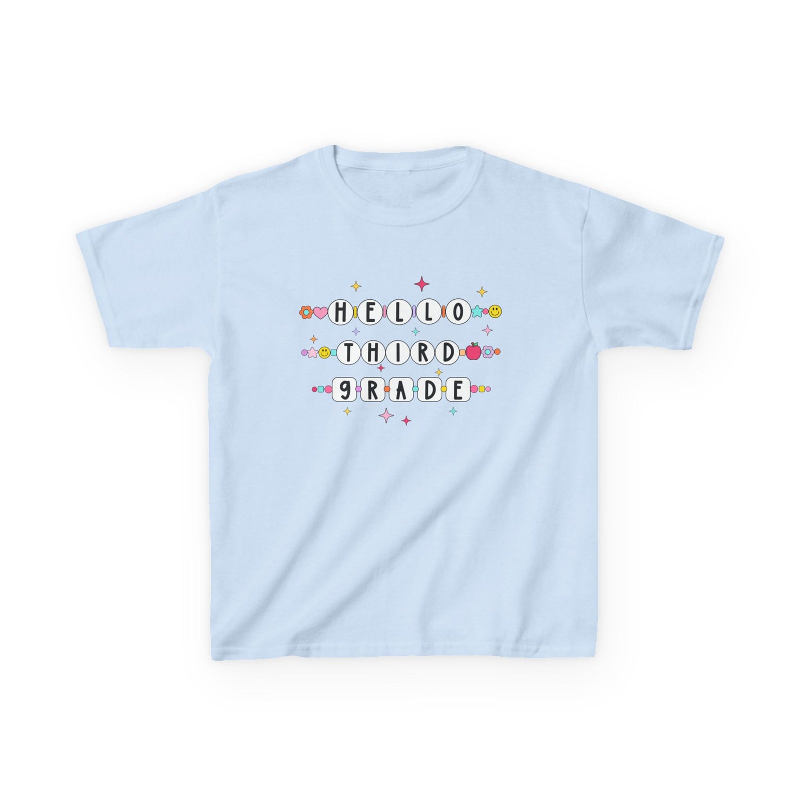 Friendship Bracelets Hello Third Grade Kids Tee Cute 3rd Grade Back to School T-Shirt